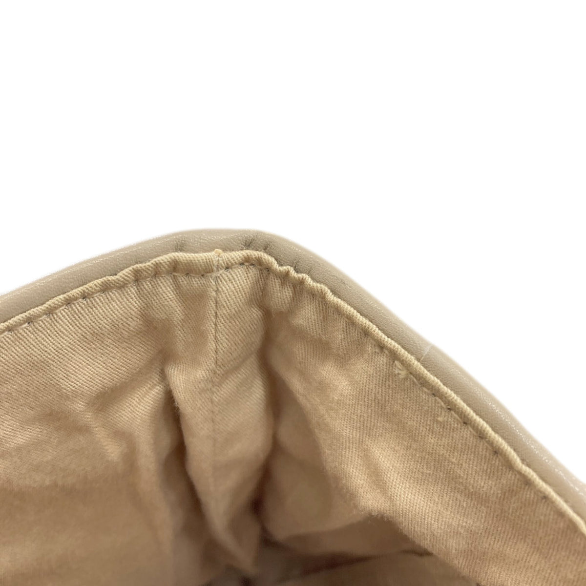 Hermes Beige Canvas Leather Tote Bag (Pre-Owned)