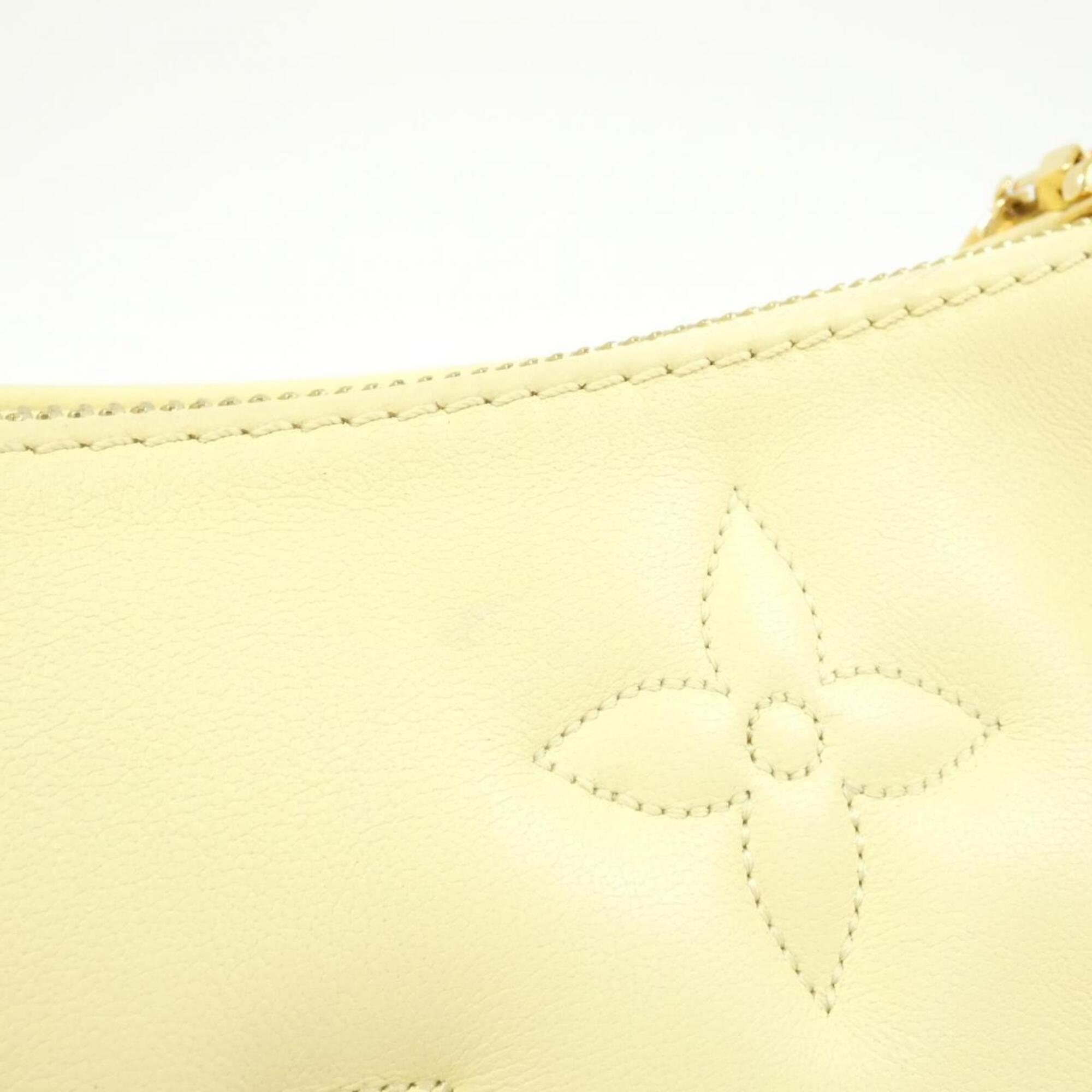 Louis Vuitton Gold Leather Shoulder Bag (Pre-Owned)
