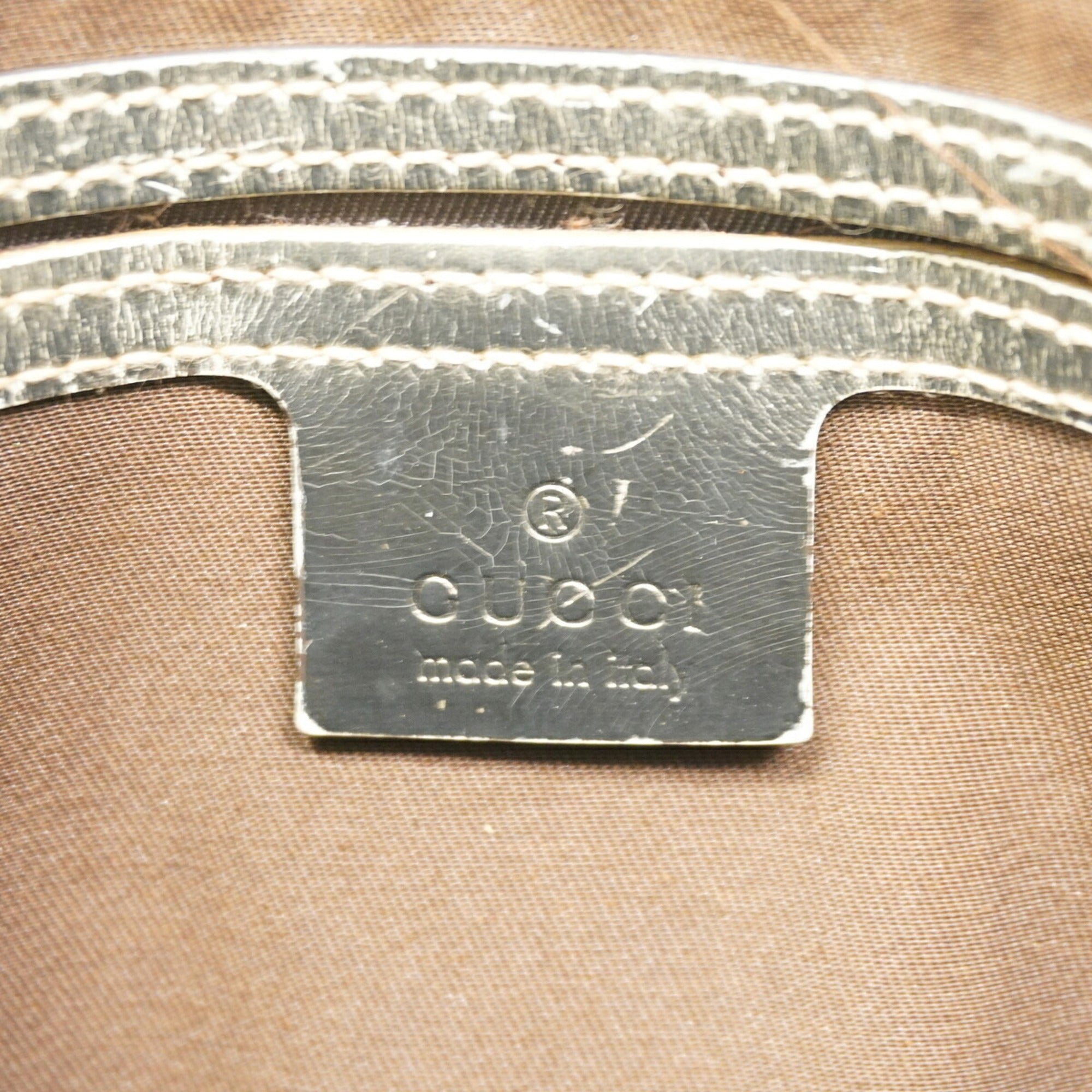 Gucci Brown Pvc Shoulder Bag (Pre-Owned)