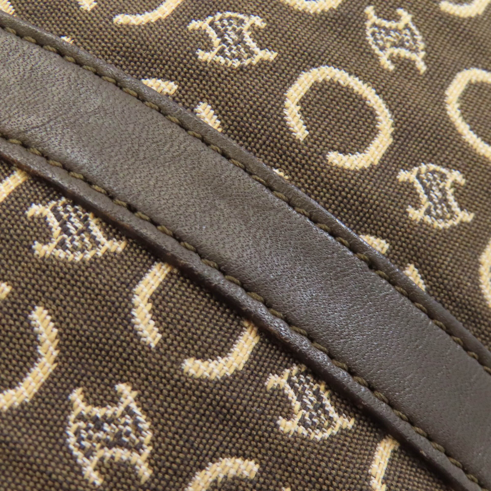 Celine Brown Canvas Boston Bag (Pre-Owned)