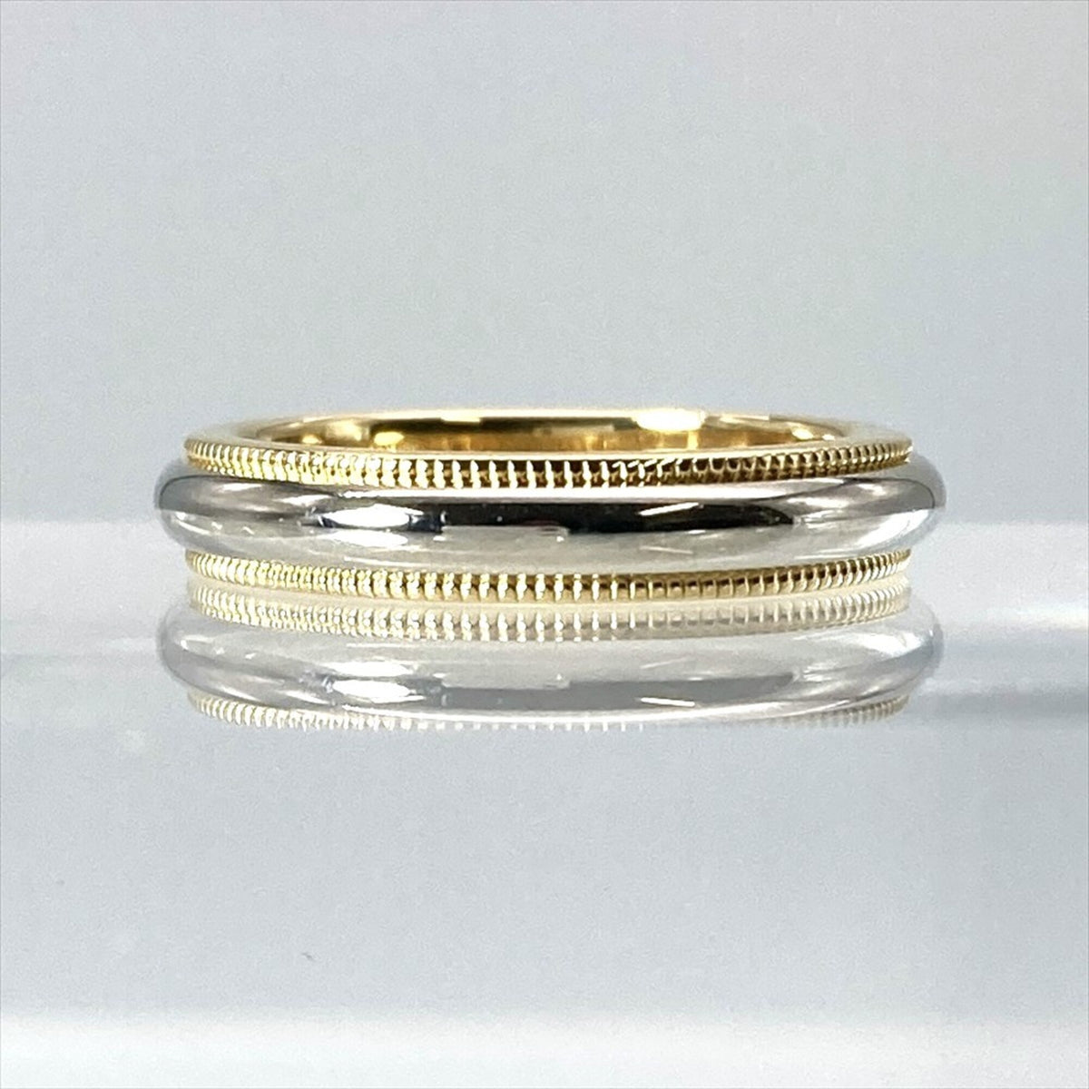Tiffany Platinum Yellow Gold Yellow Gold (18K) Platinum 950 Band Ring (Pre-Owned)