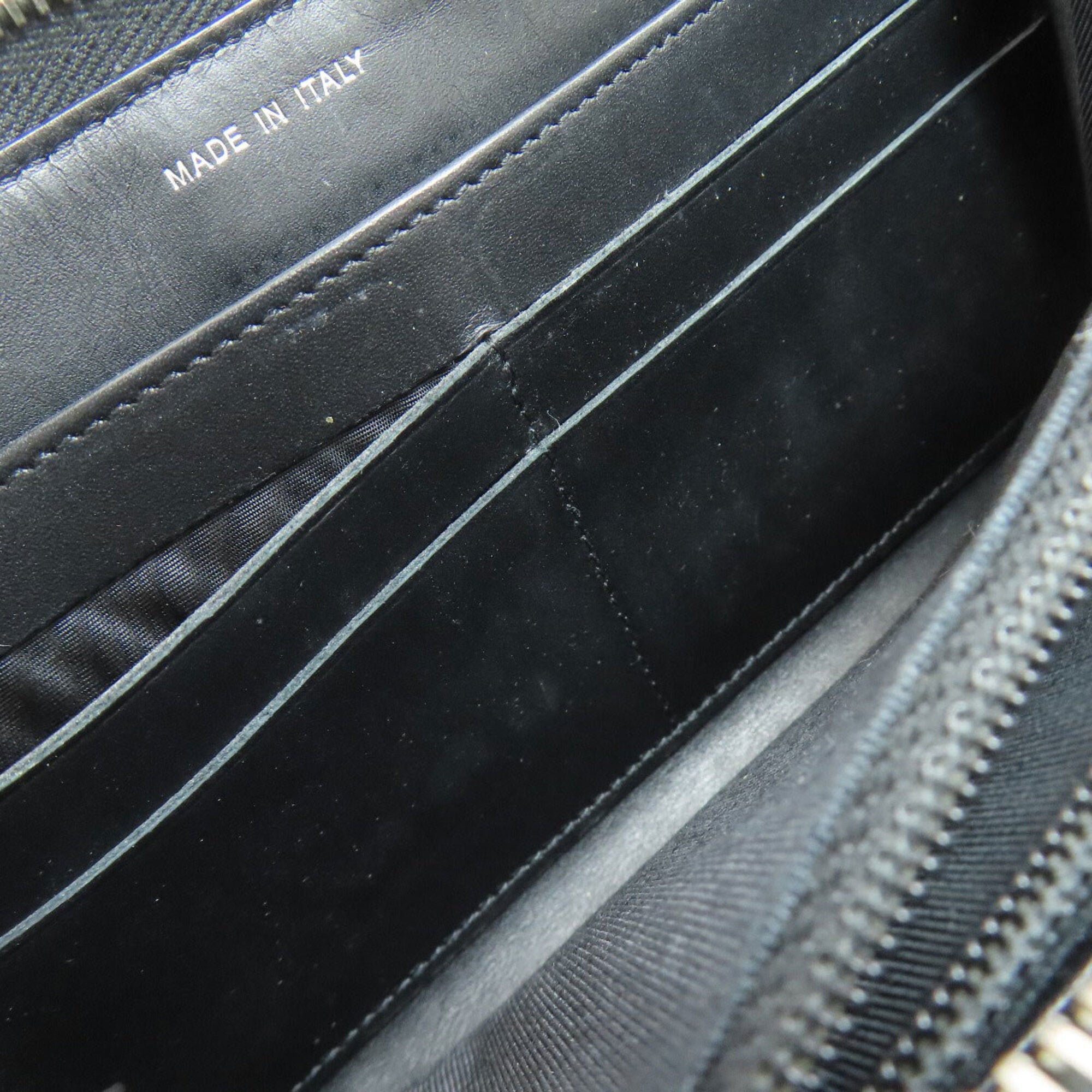 Chanel Matelasse Black Leather Long Wallet (Bi-Fold) (Pre-Owned)