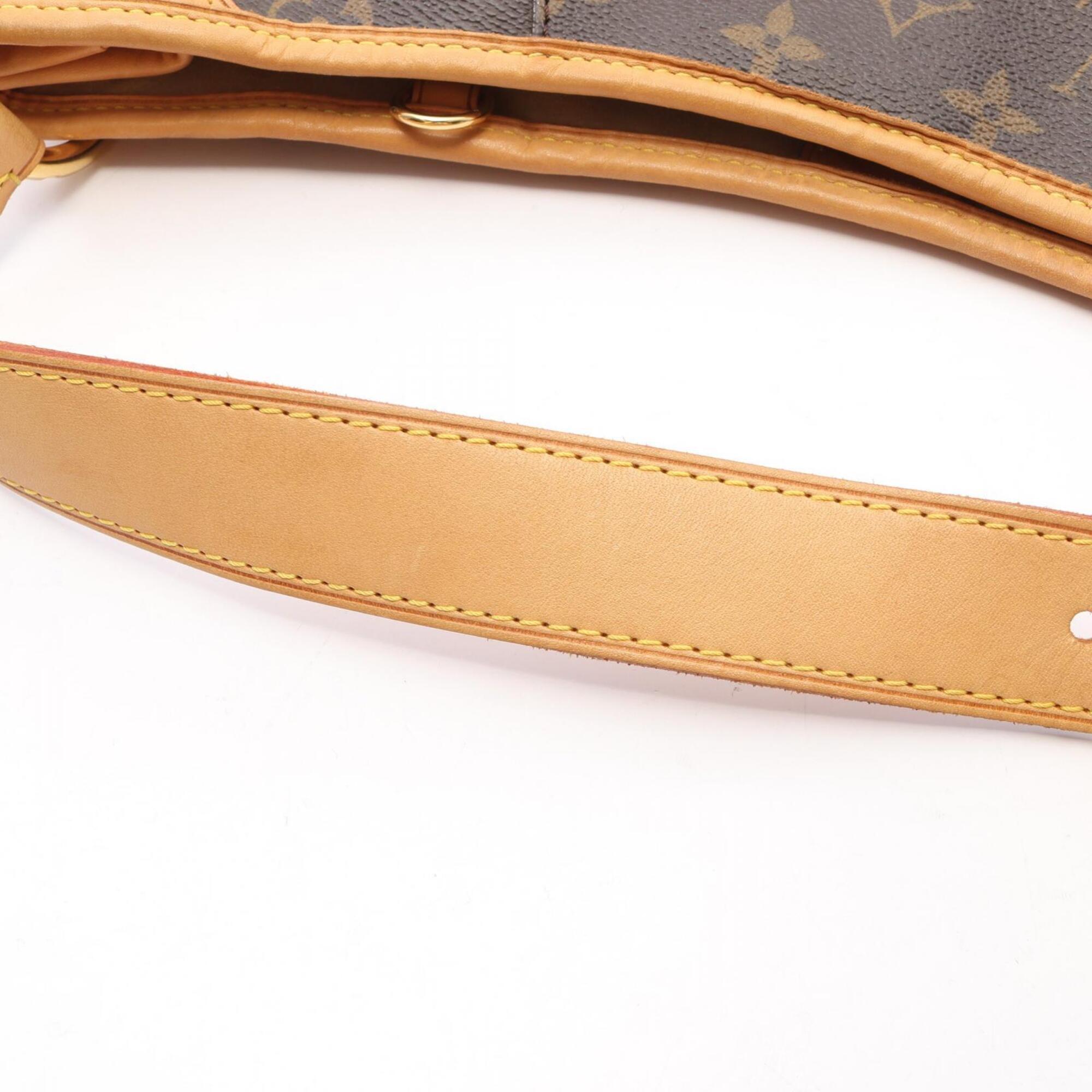 Louis Vuitton Brown Monogram Pvc Coated Canvas Leather Handbag Shoulder Bag (Pre-Owned)