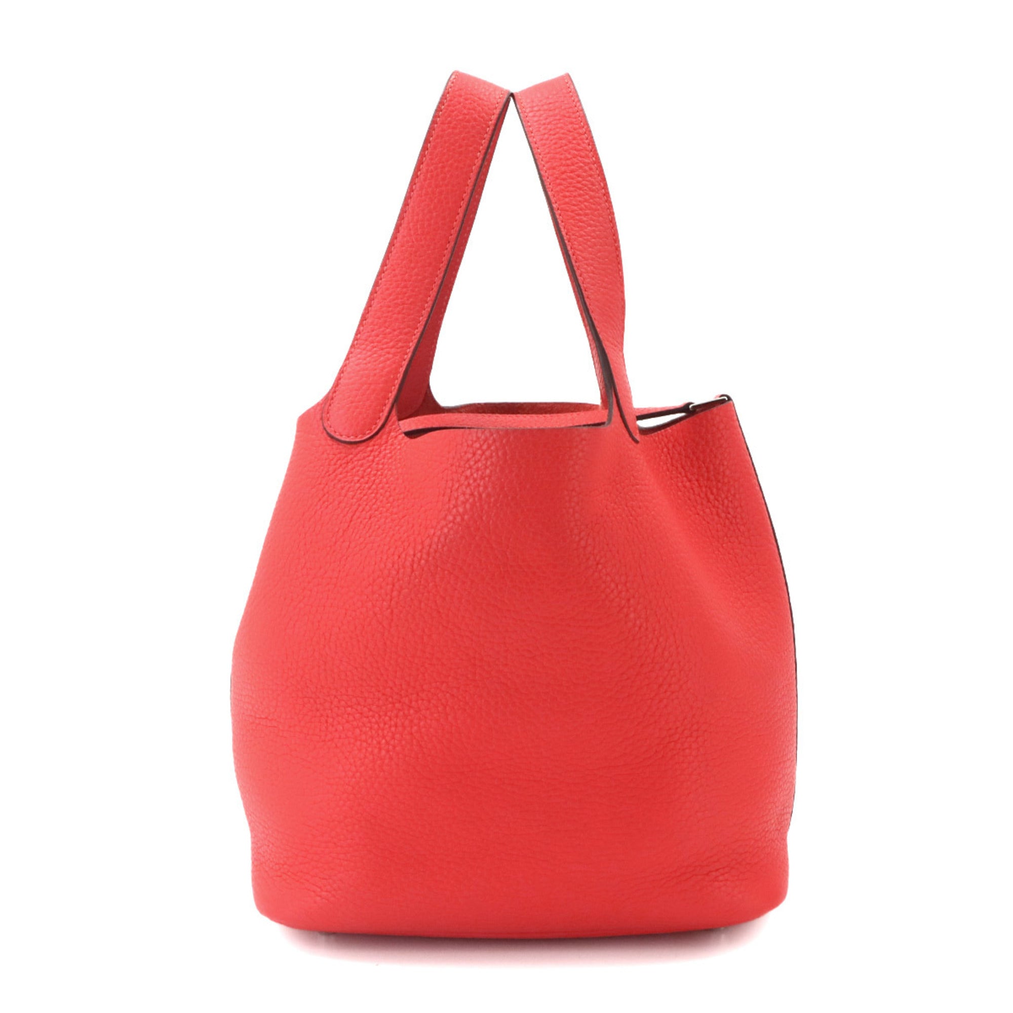 Hermes Pink Rose Jaipur Taurillon Clemence Leather Handbag (Pre-Owned)