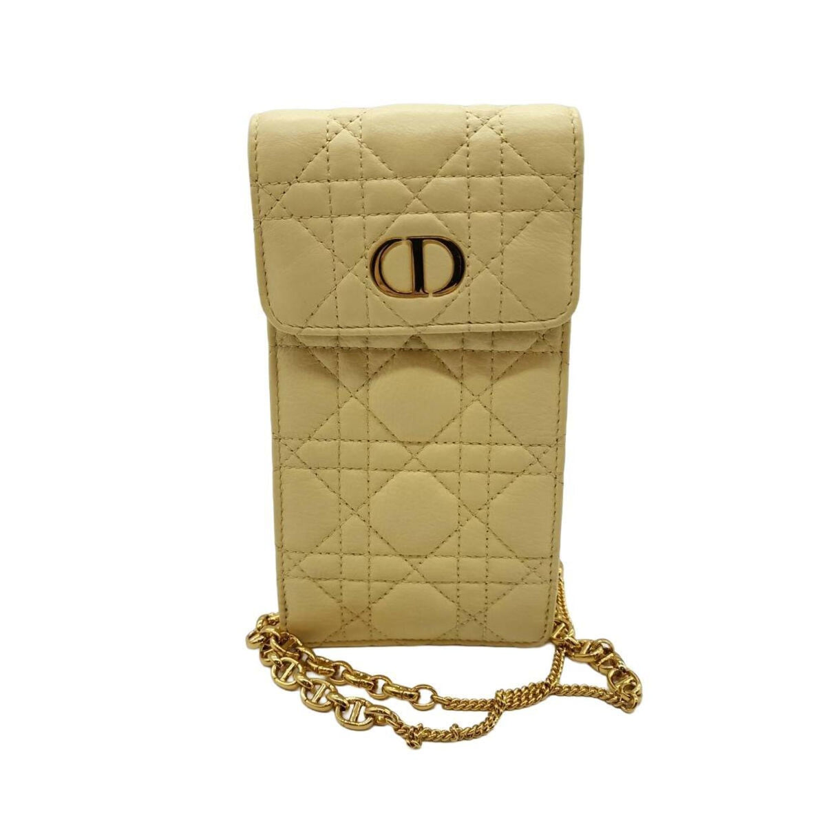 Christian Dior Yellow Pochette Shoulder Bag (Pre-Owned)