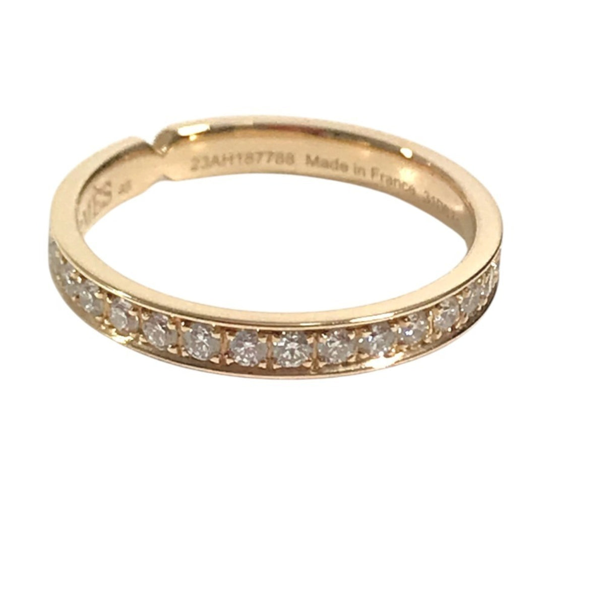 Hermes Pink Gold Pink Gold (18K) Band Ring (Pre-Owned)