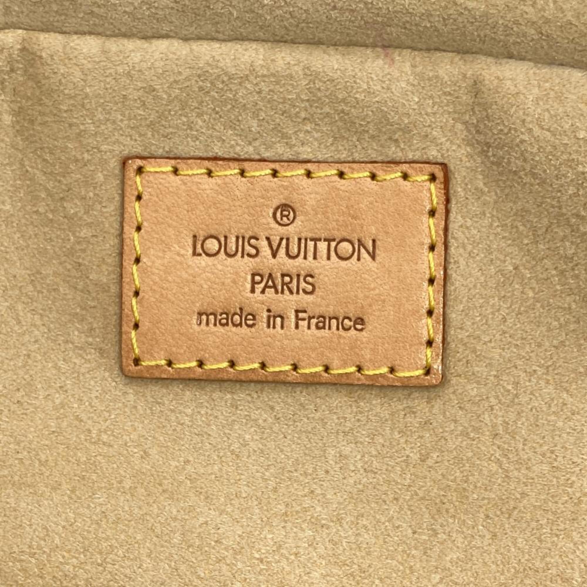 Louis Vuitton Brown Monogram Canvas Handbag (Pre-Owned)