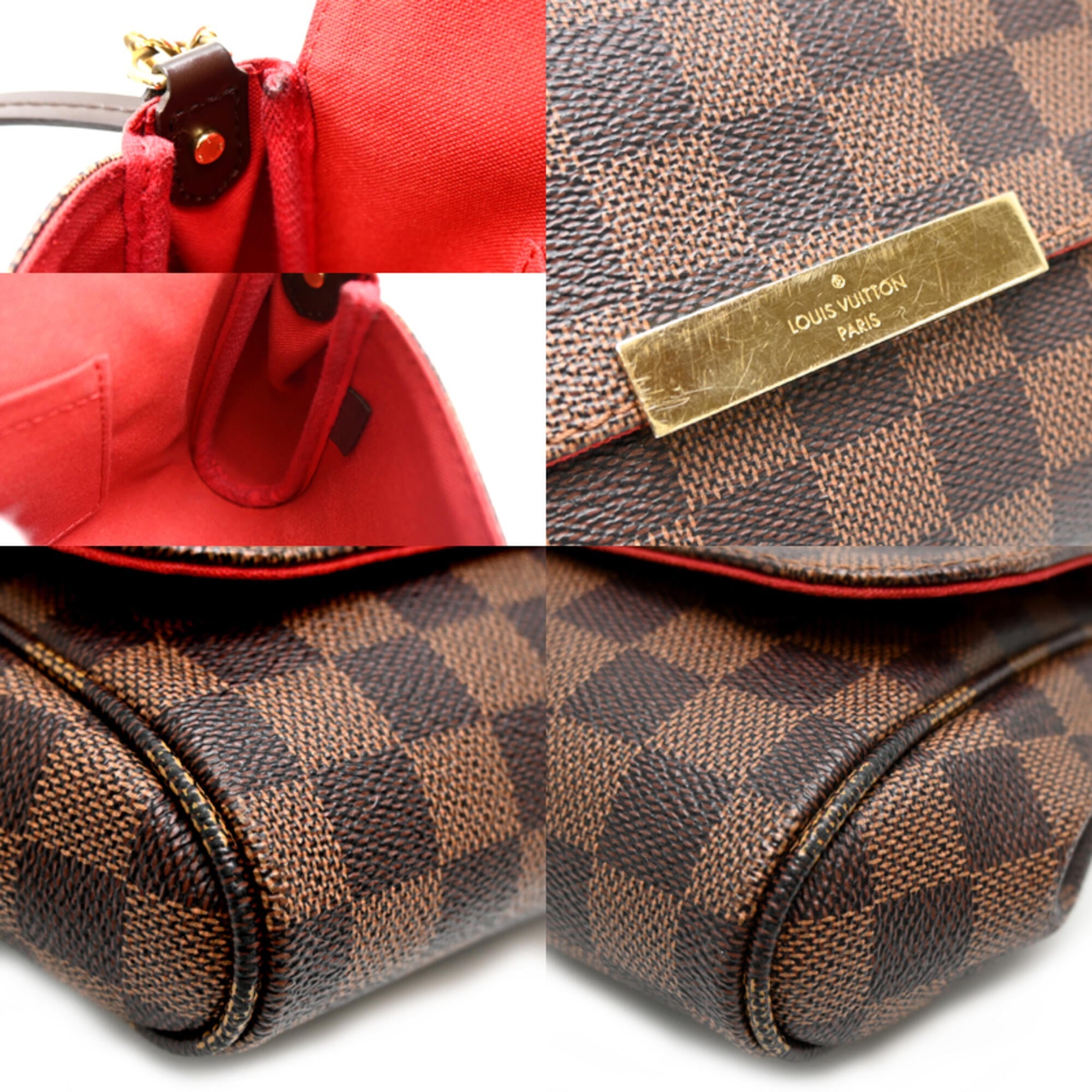 Louis Vuitton Brown Damier Canvas Shoulder Bag (Pre-Owned)