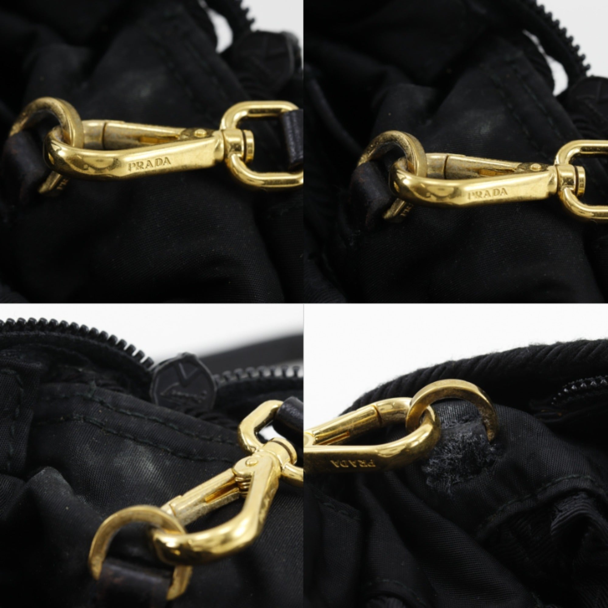 Prada Black Nylon Handbag (Pre-Owned)