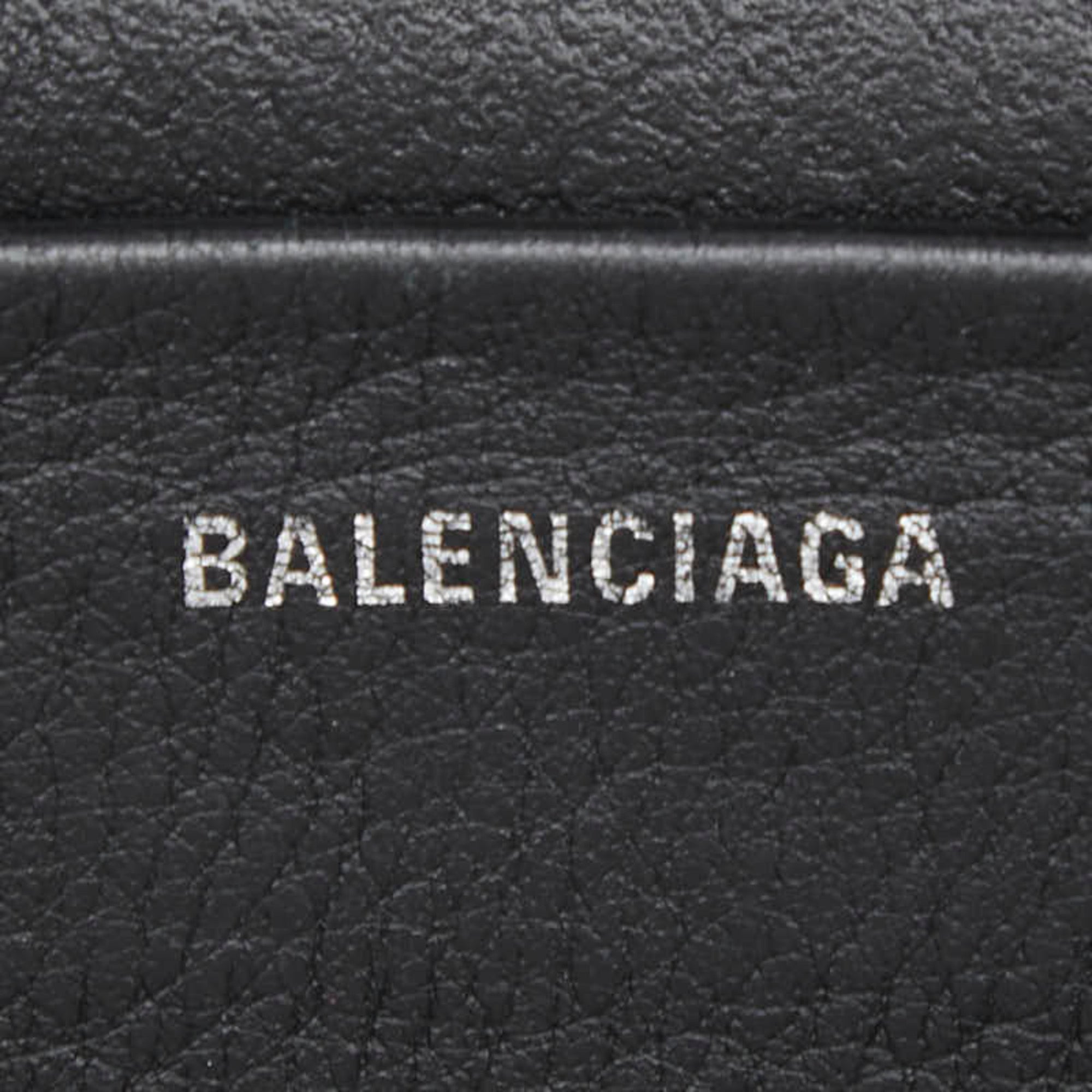 Balenciaga Black Leather Shoulder Bag (Pre-Owned)