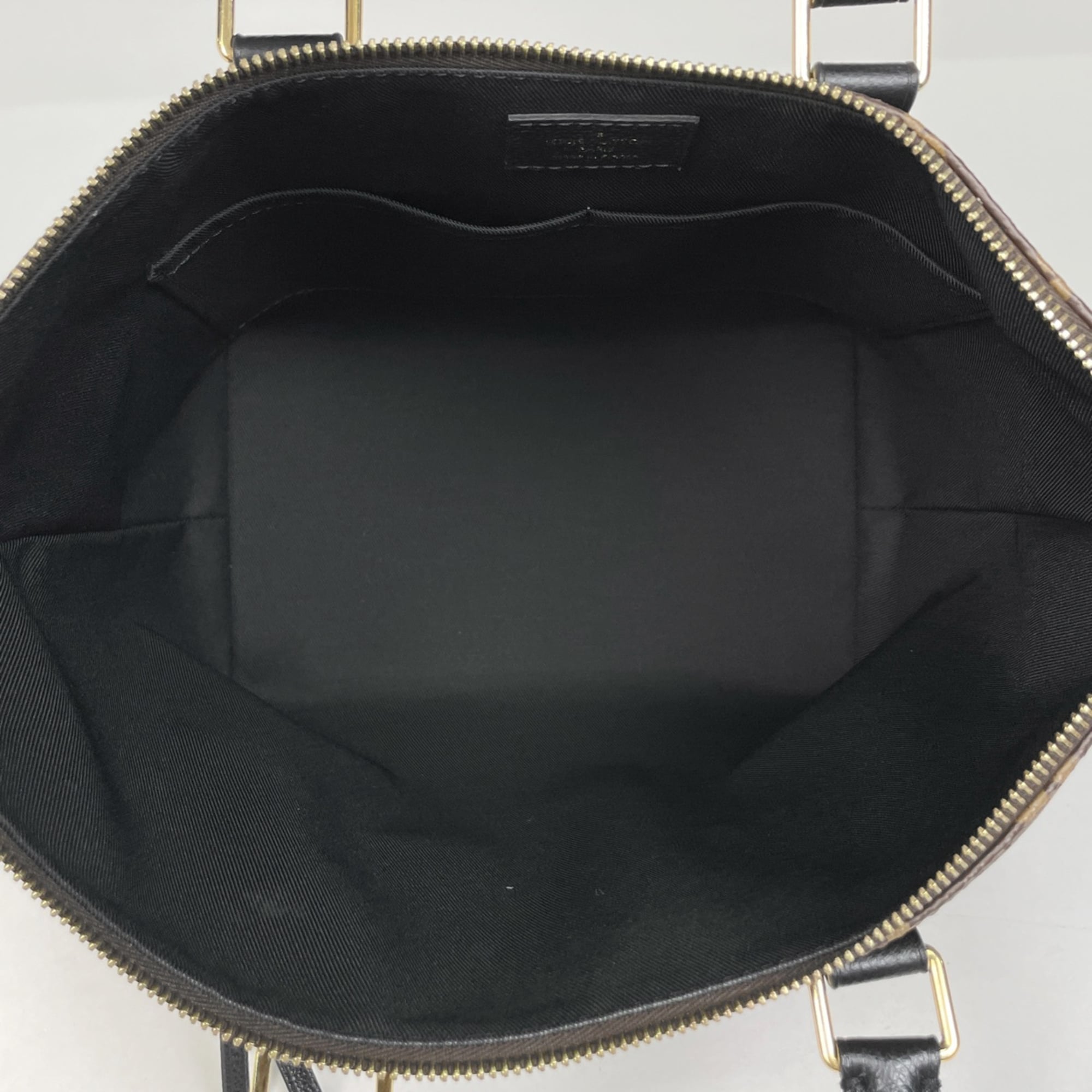 Louis Vuitton Black Brown Noir Monogram Handbag Shoulder Bag (Pre-Owned)