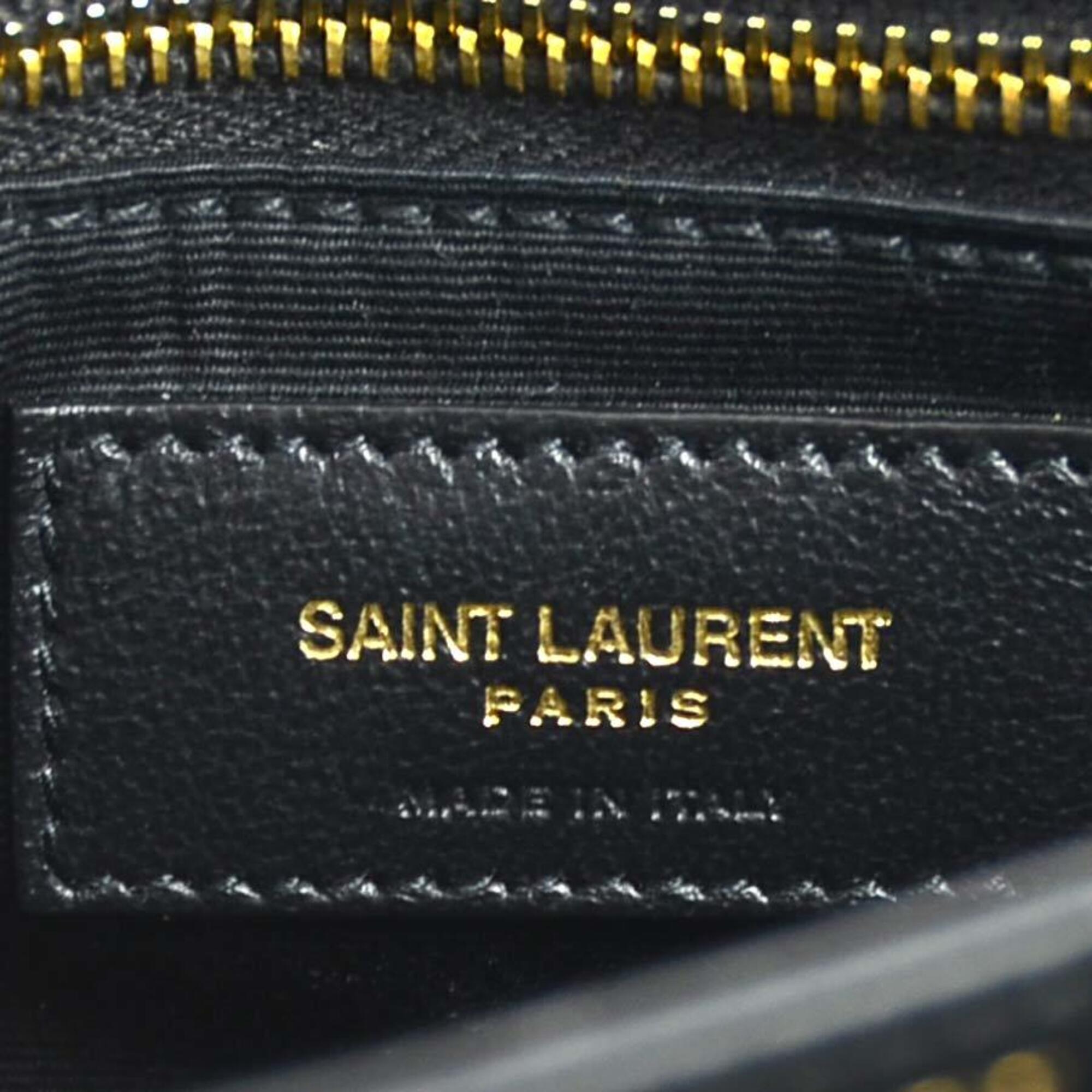 Saint Laurent Black Patent Leather Shoulder Bag (Pre-Owned)