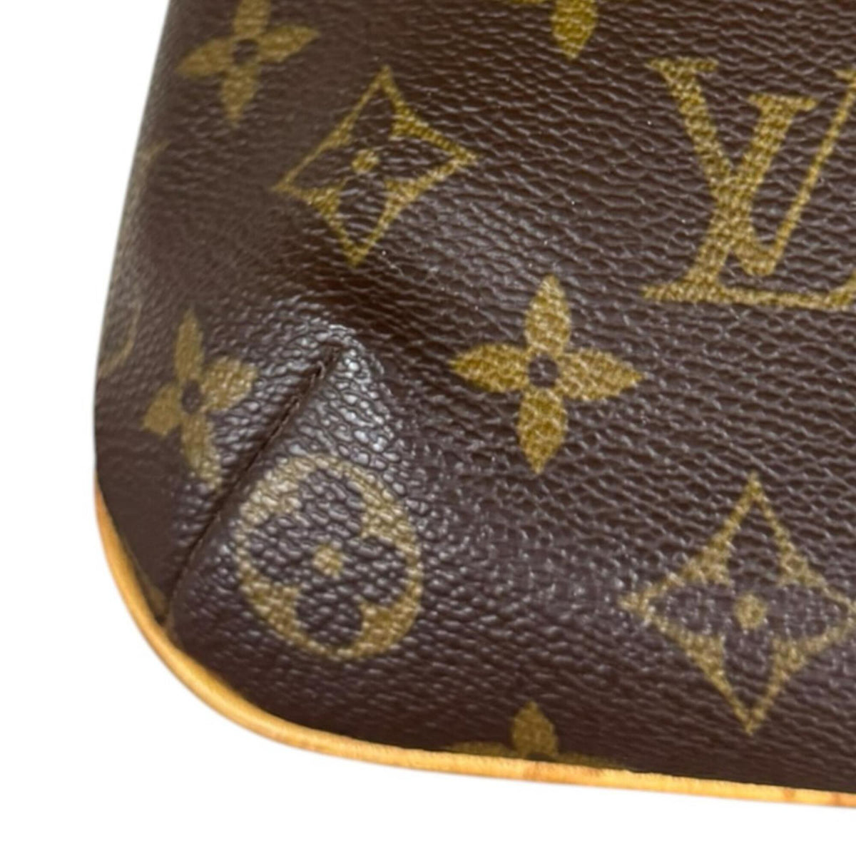 Louis Vuitton Brown Monogram Canvas Shoulder Bag (Pre-Owned)