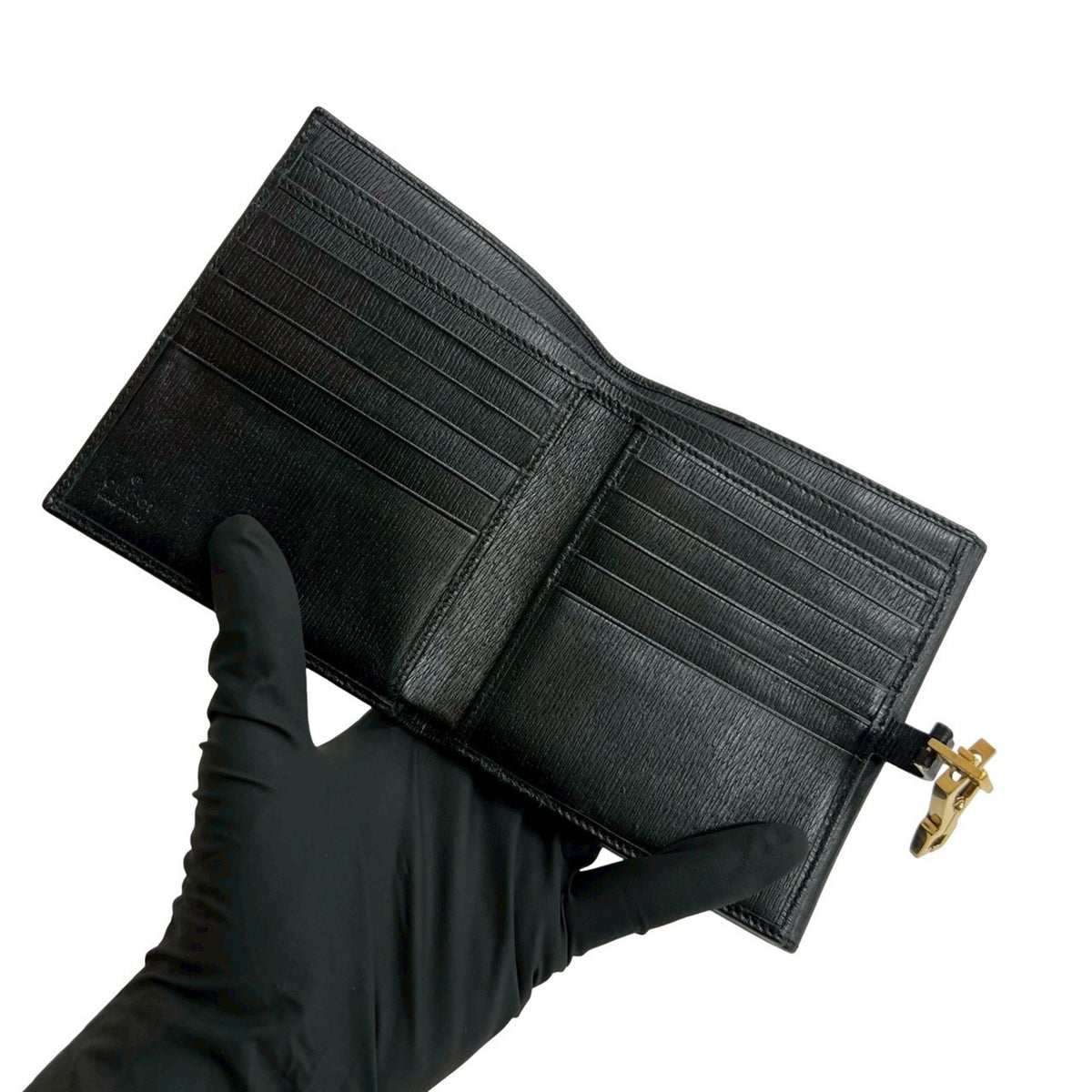 Gucci Black Leather Wallet (Bi-Fold) (Pre-Owned)