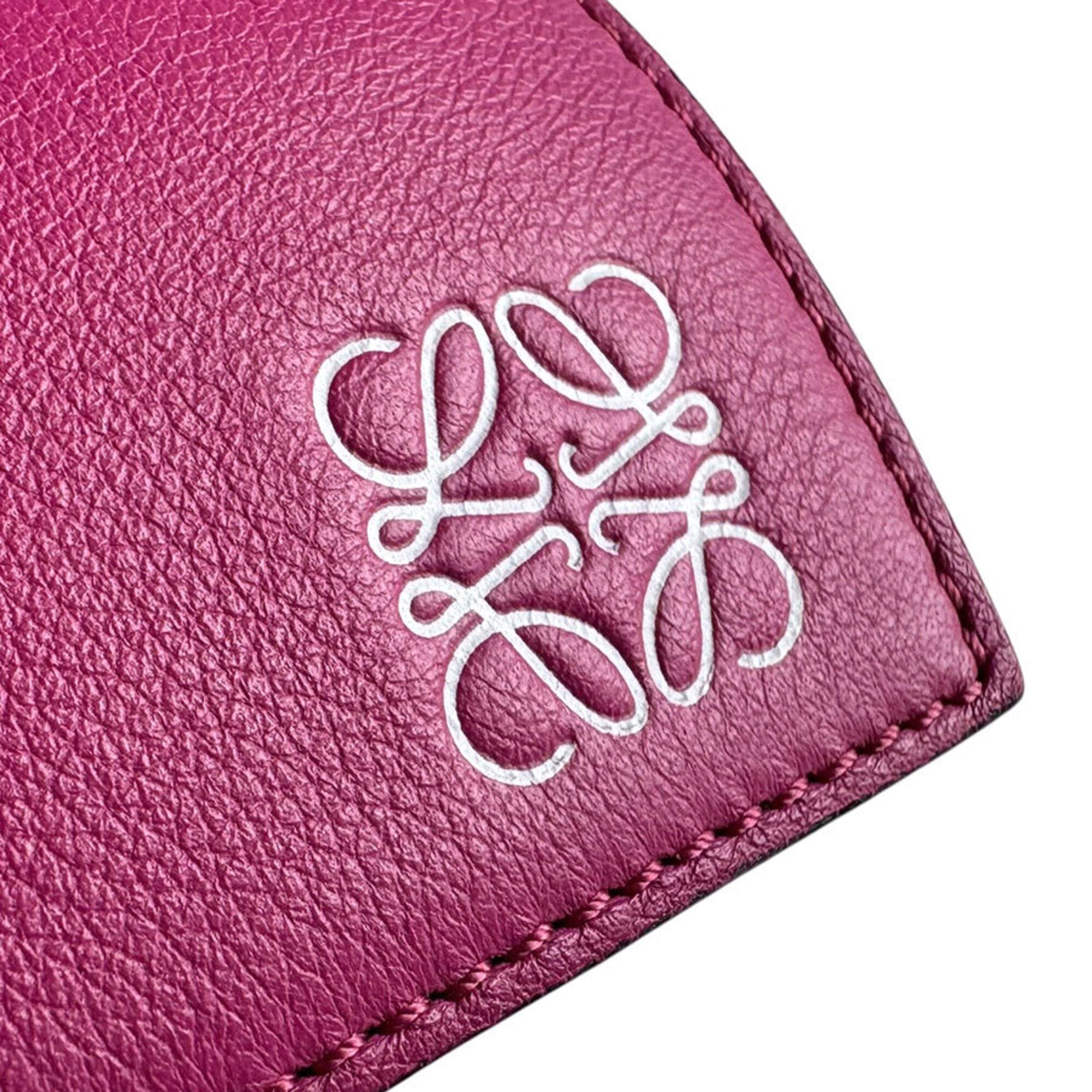 Loewe Pink Leather Handbag Shoulder Bag (Pre-Owned)