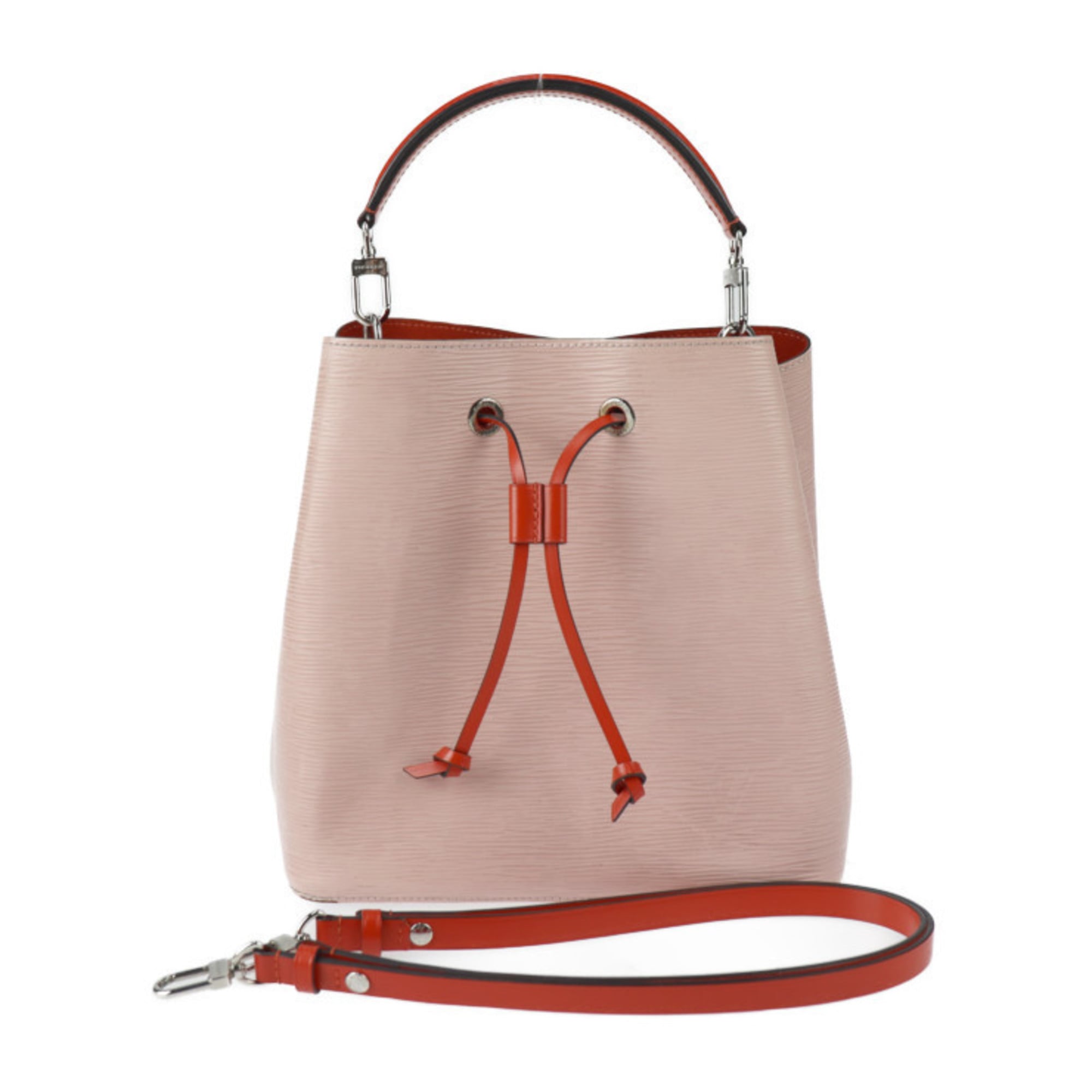 Louis Vuitton Epi Bicolor Orange Rose Ballerine Epi Leather Handbag Shoulder Bag Tote Bag (Pre-Owned)