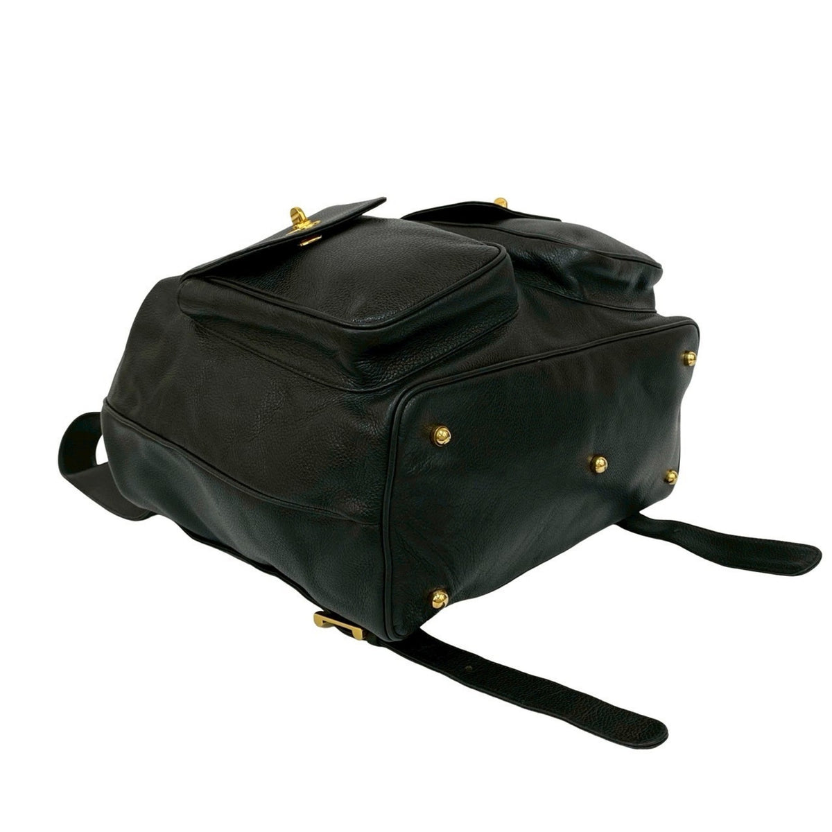 Tiffany Black Leather Backpack (Pre-Owned)