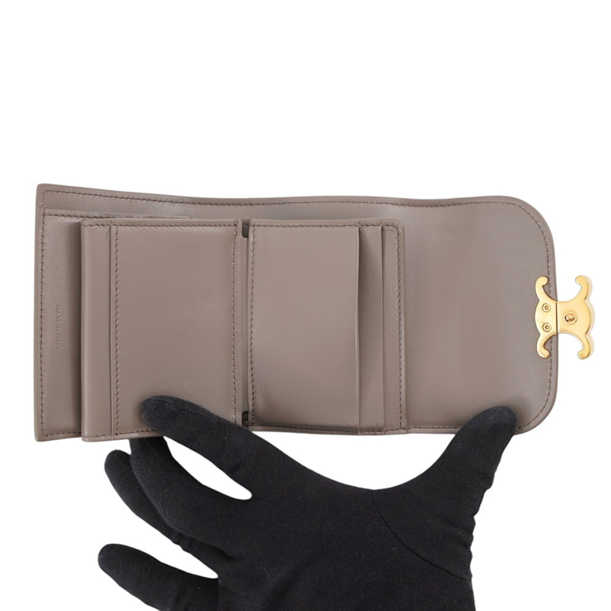 Celine Gray Wallet (Tri-Fold) (Pre-Owned)