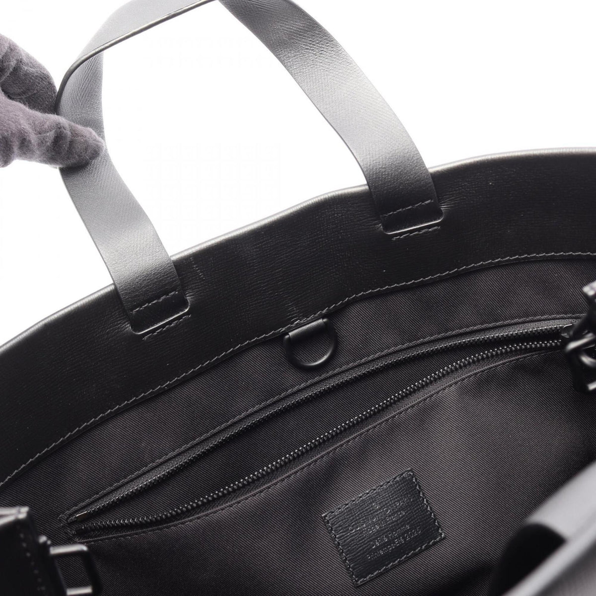 Louis Vuitton Black Cuir Ombre Leather Handbag Tote Bag (Pre-Owned)