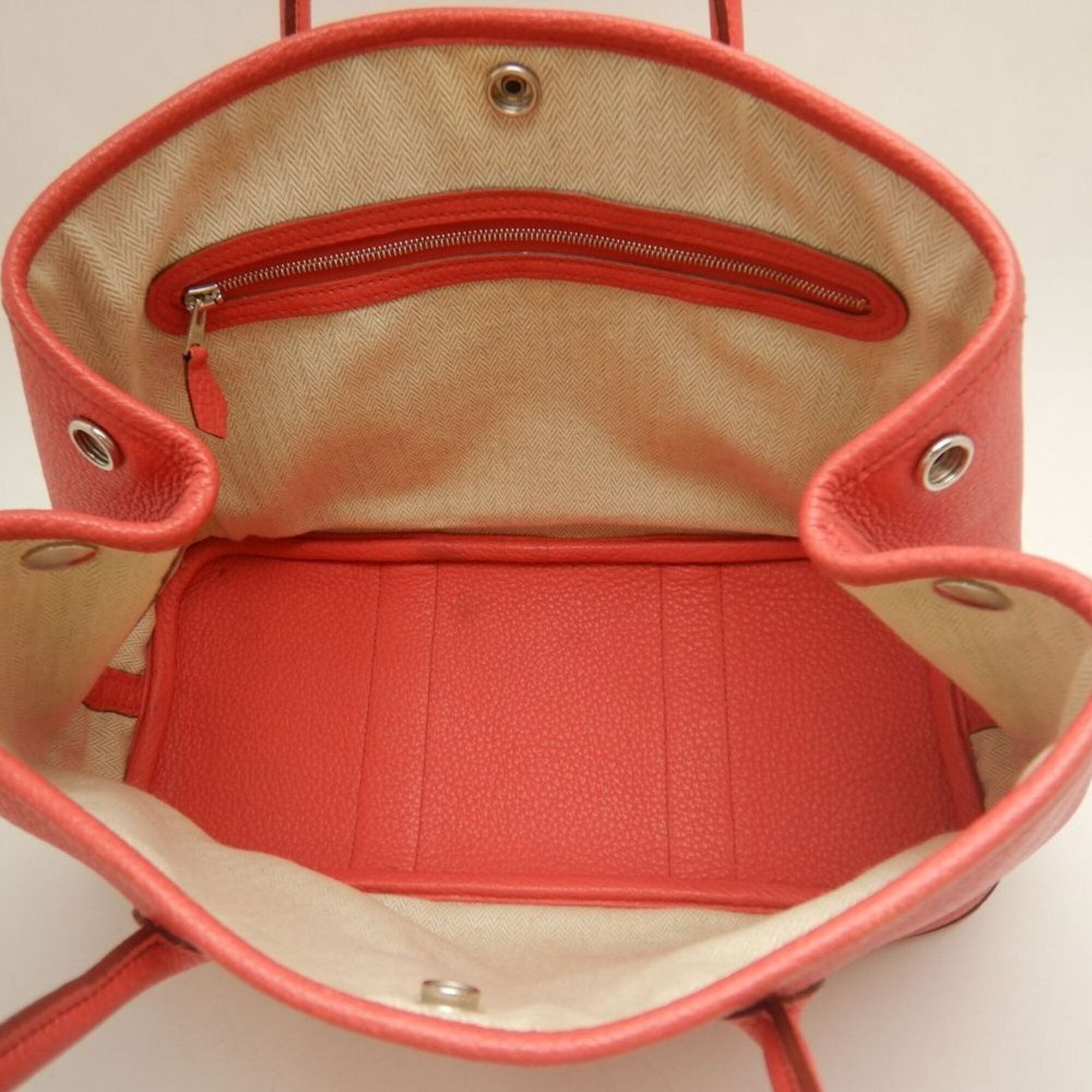 Hermes Garden Bougainvillier Negonda Leather Handbag (Pre-Owned)