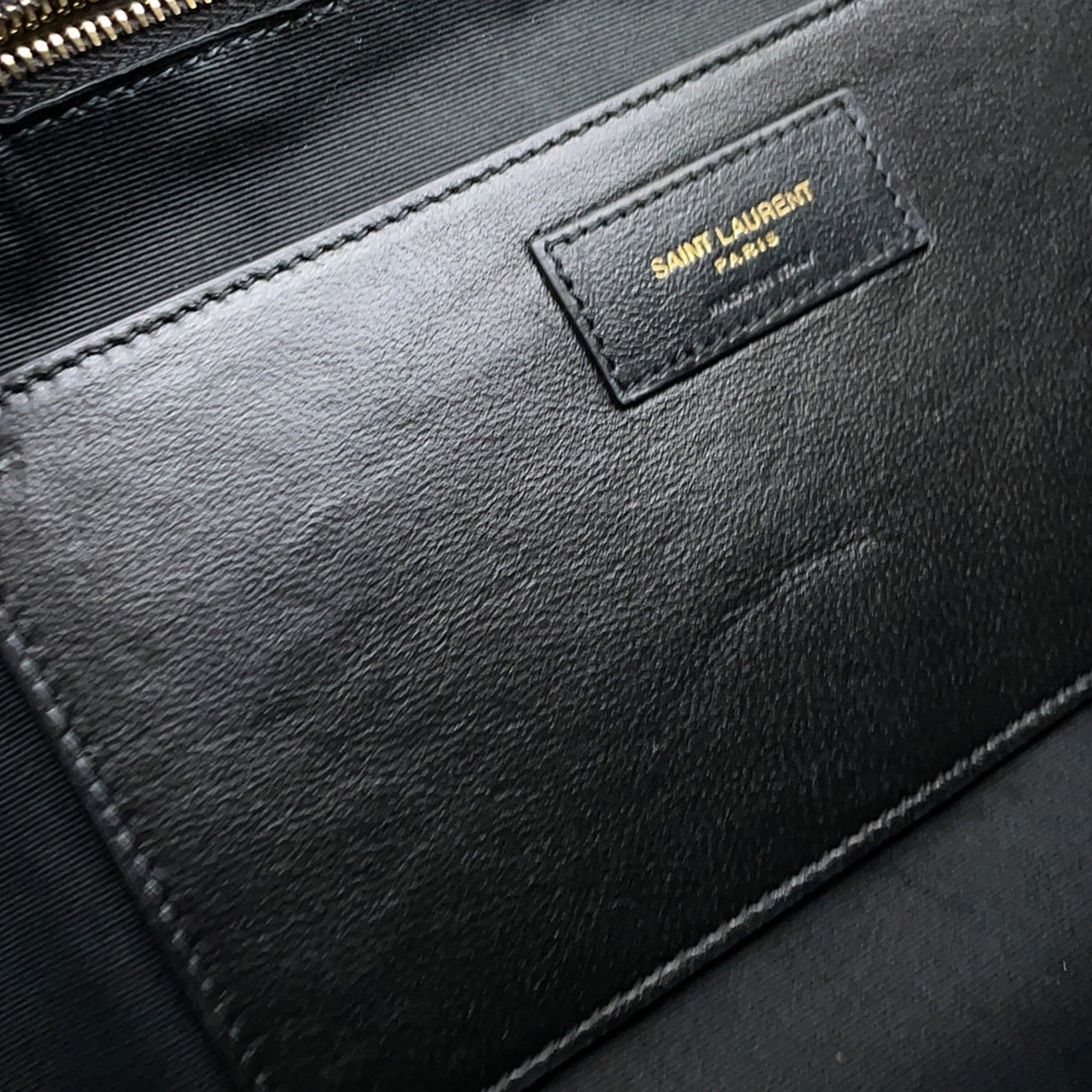 Yves Saint Laurent Brown Leather Handbag Shoulder Bag (Pre-Owned)