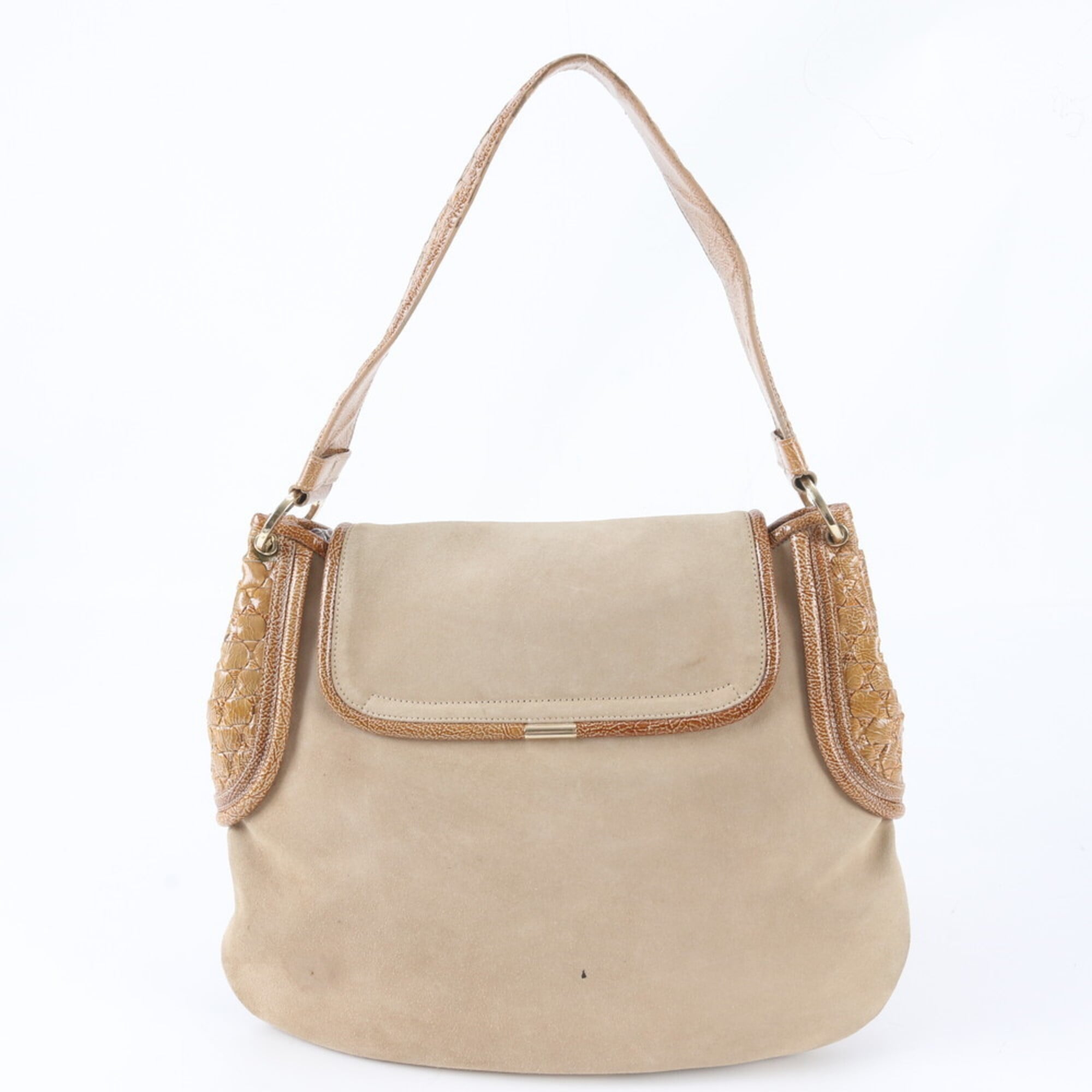 Bvlgari Beige Handbag Shoulder Bag (Pre-Owned)