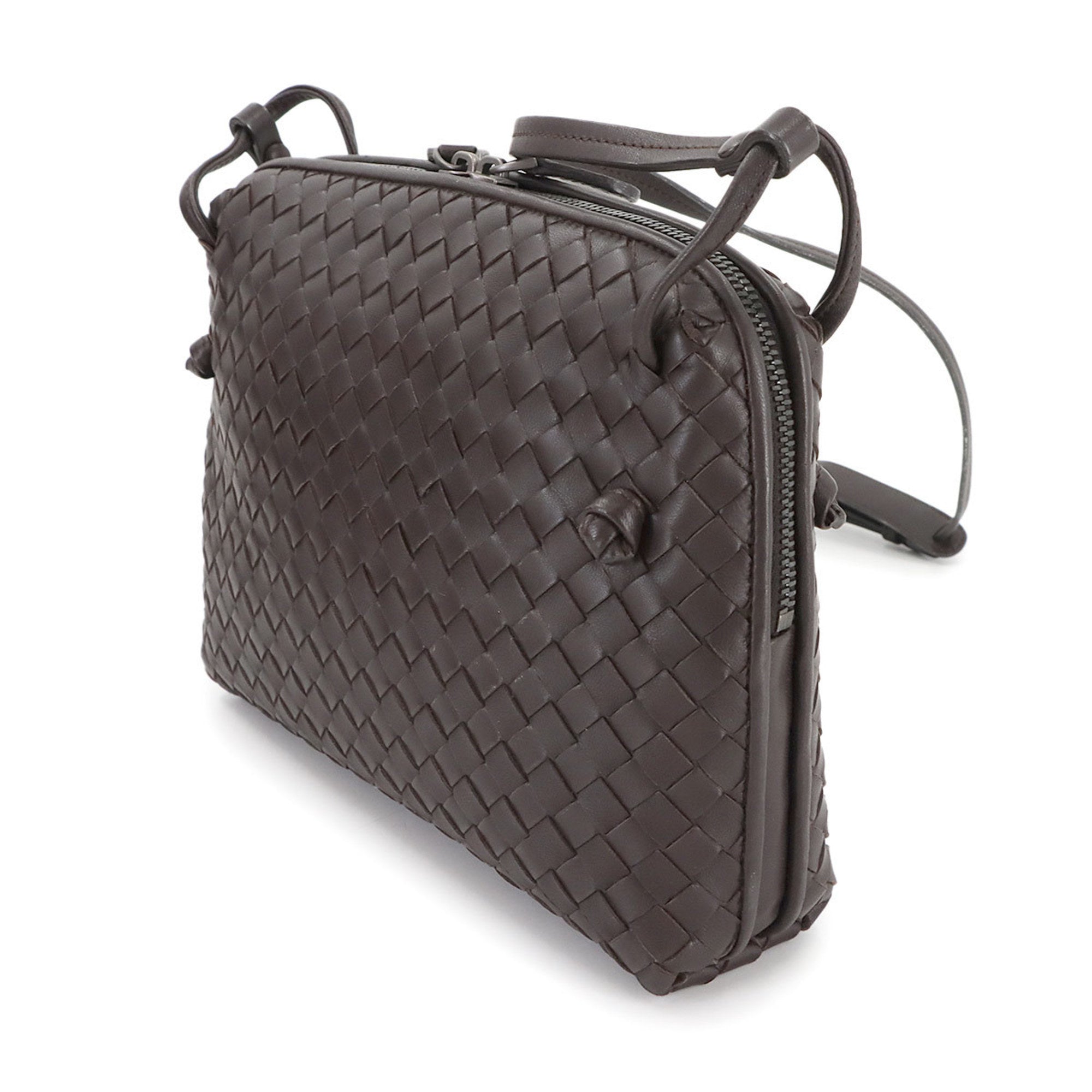 Bottega Veneta Brown Leather Shoulder Bag (Pre-Owned)