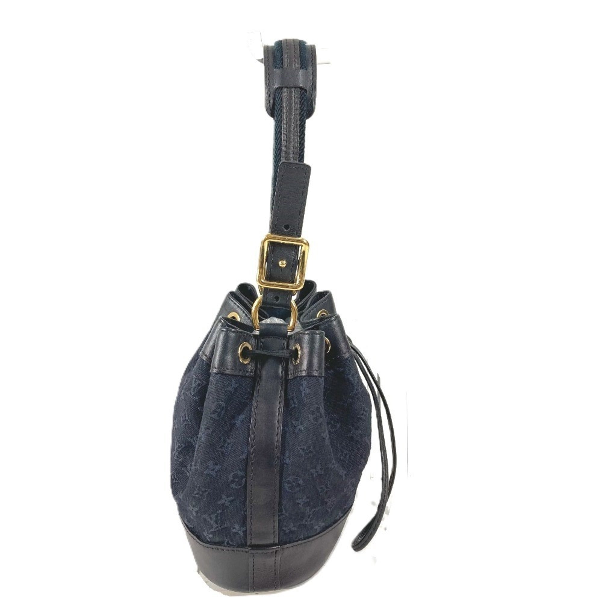 Louis Vuitton Navy Monogram Mini Handbag Shoulder Bag (Pre-Owned)