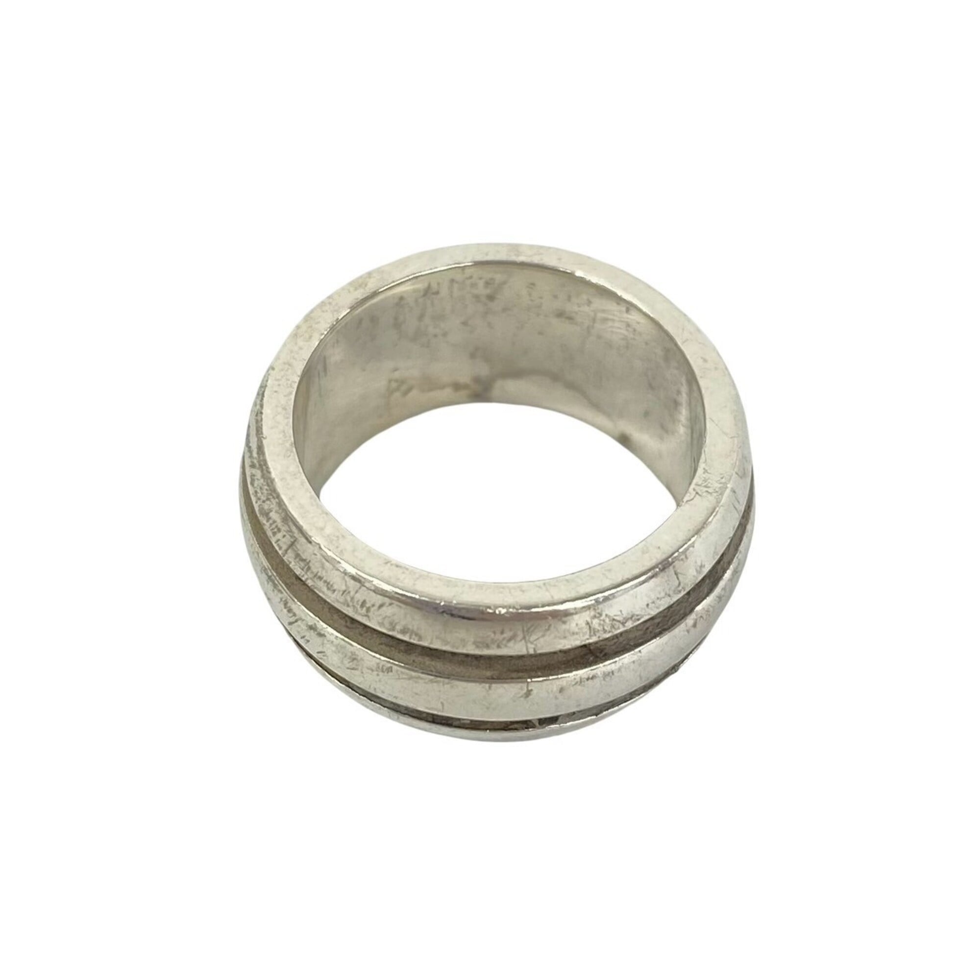Tiffany Silver Silver 925 Band Ring (Pre-Owned)