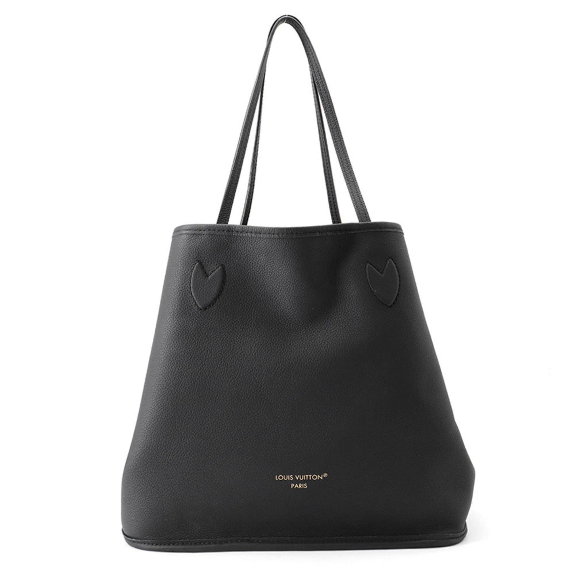 Louis Vuitton Monogram Noir Monogram Leather Handbag Pouch Tote Bag (Pre-Owned)
