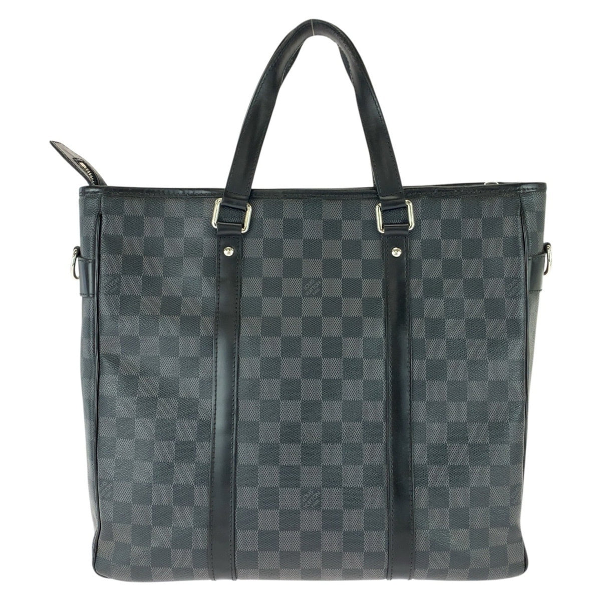 Louis Vuitton Black Pvc Leather Tote Bag (Pre-Owned)