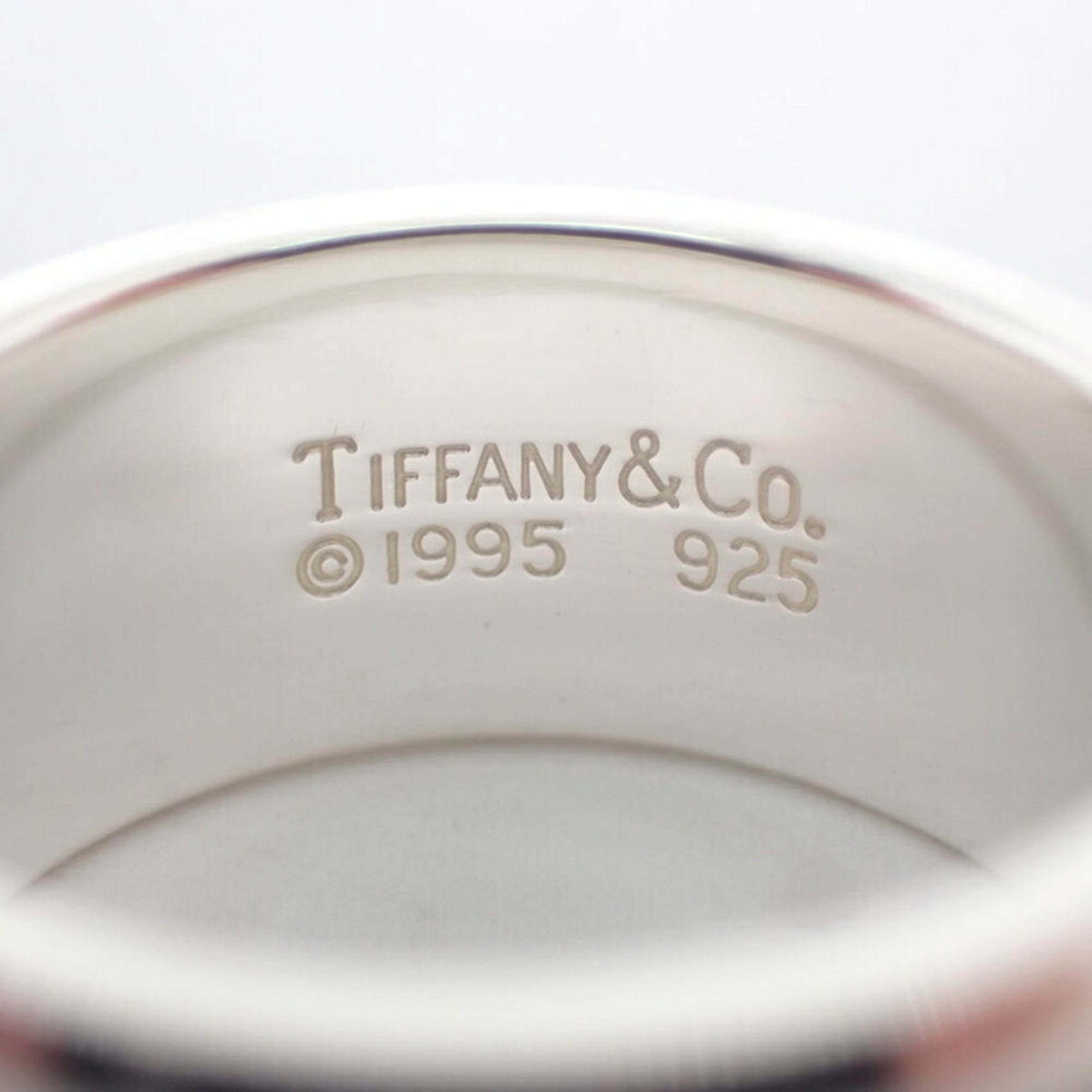 Tiffany Sterling Silver 925 Band Ring (Pre-Owned)