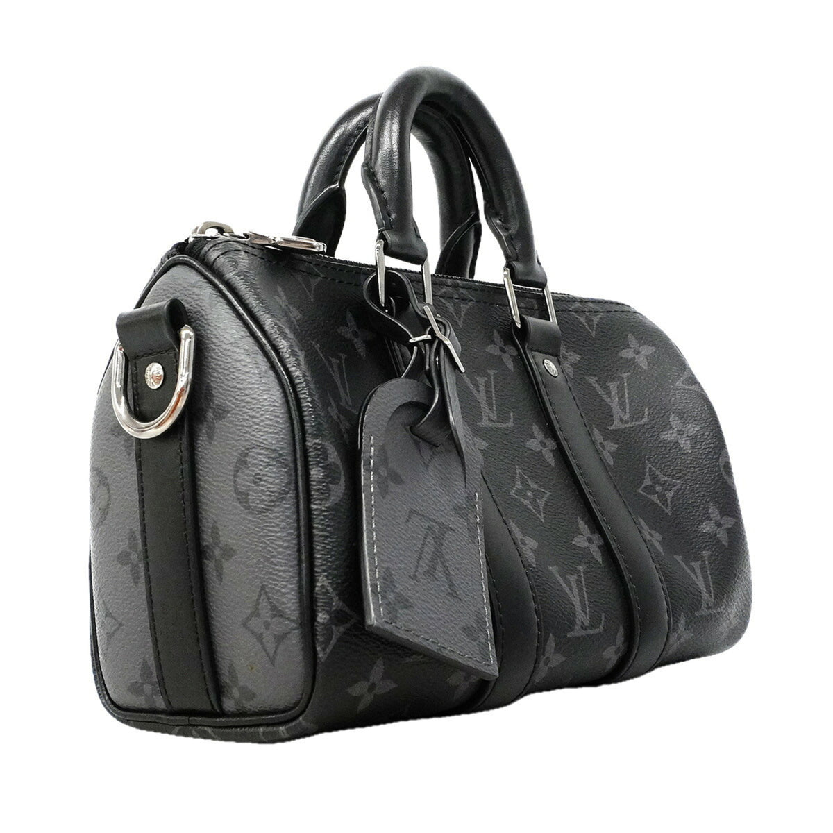 Louis Vuitton Black Gray Handbag (Pre-Owned)