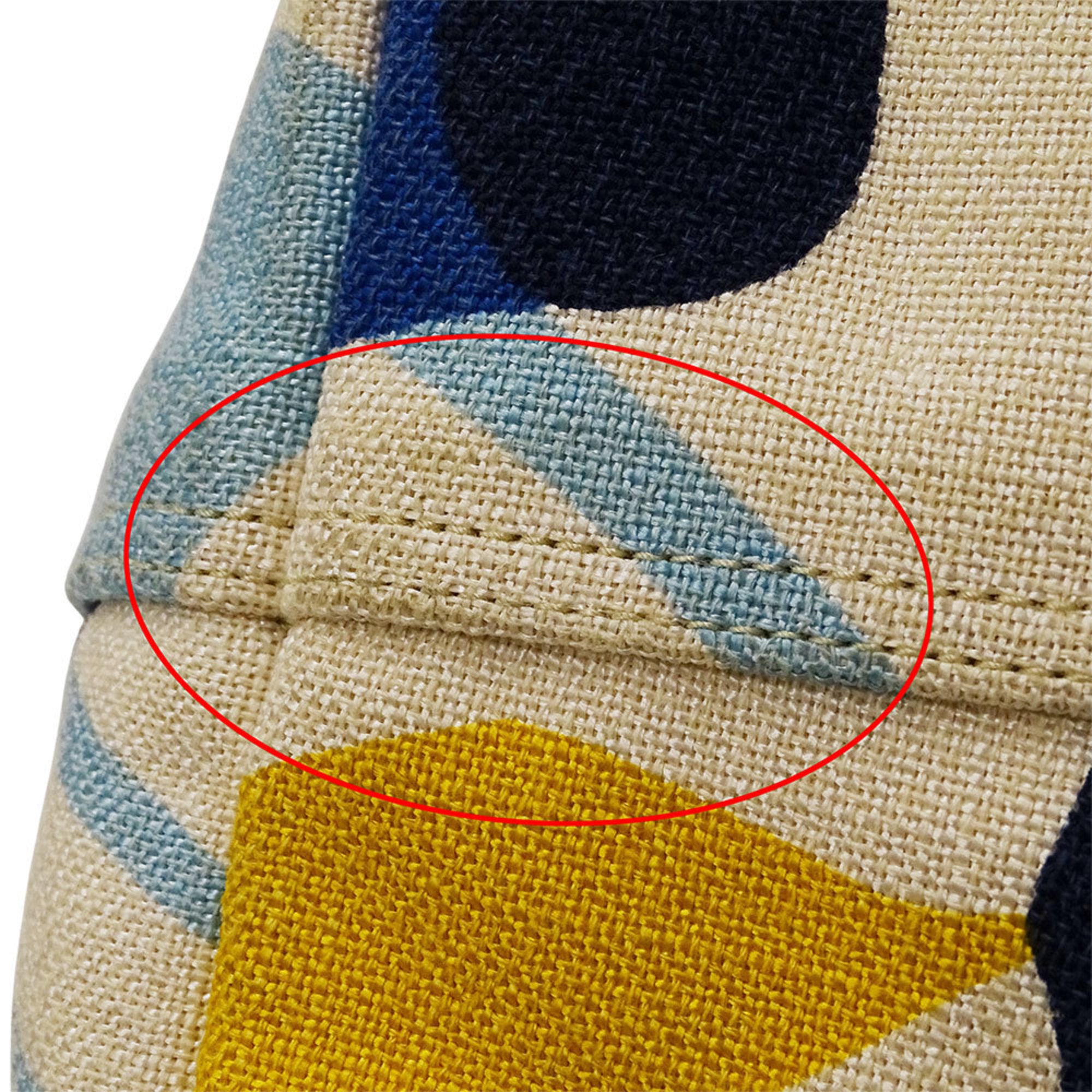 Miu Miu Multi-Color Orange Canvas Tote Bag (Pre-Owned)