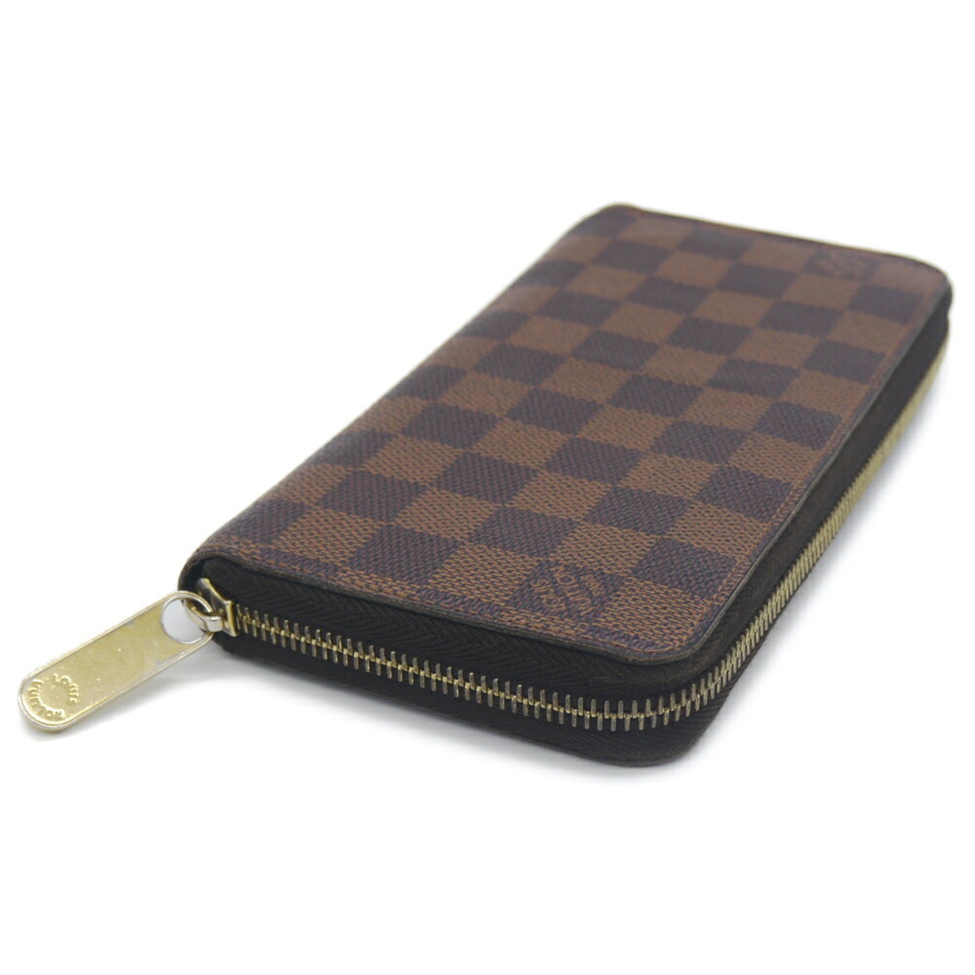 Louis Vuitton Brown Damier Canvas Long Wallet (Bi-Fold) (Pre-Owned)
