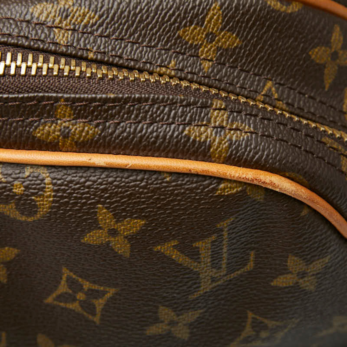 Louis Vuitton Brown Pvc Leather Shoulder Bag (Pre-Owned)