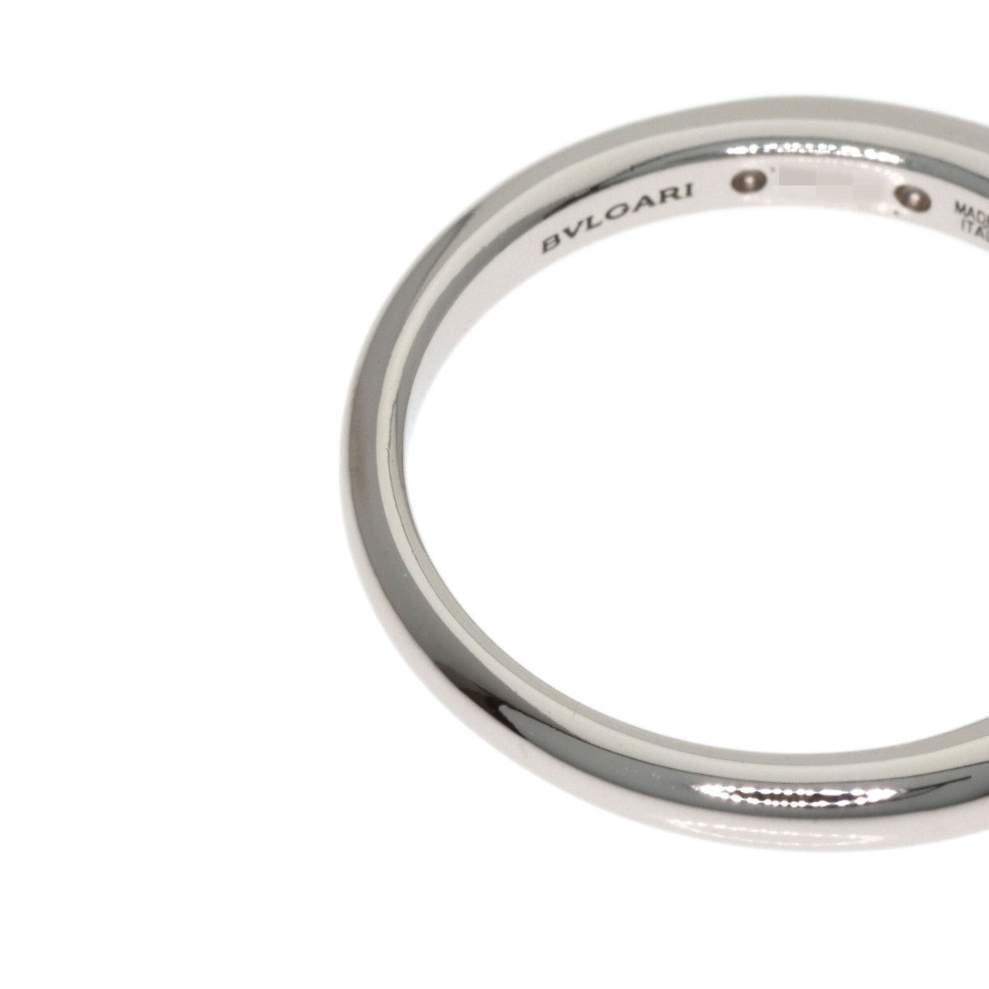 Bvlgari Platinum Platinum 950 Band Ring (Pre-Owned)