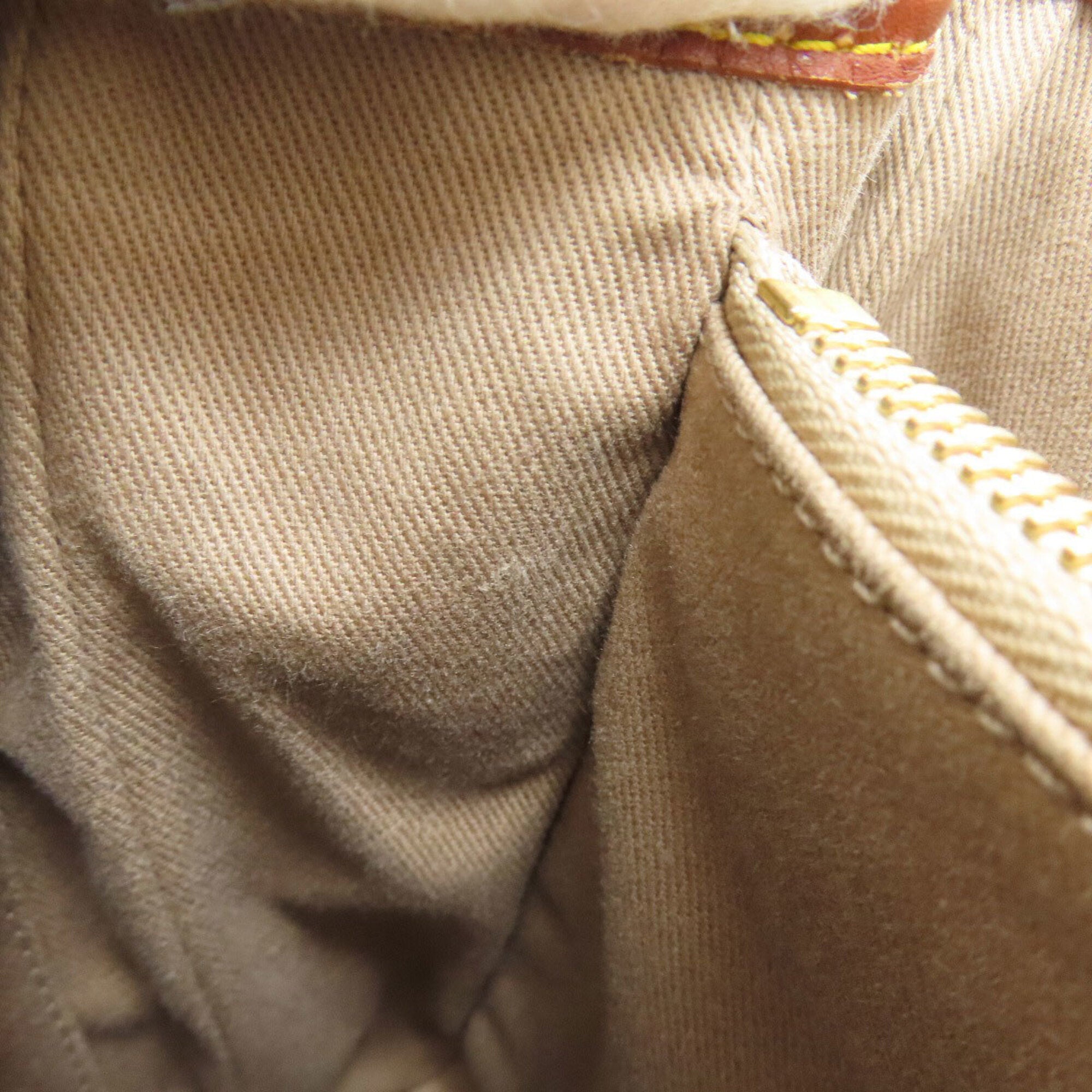 Celine Macadam Brown Canvas Handbag (Pre-Owned)
