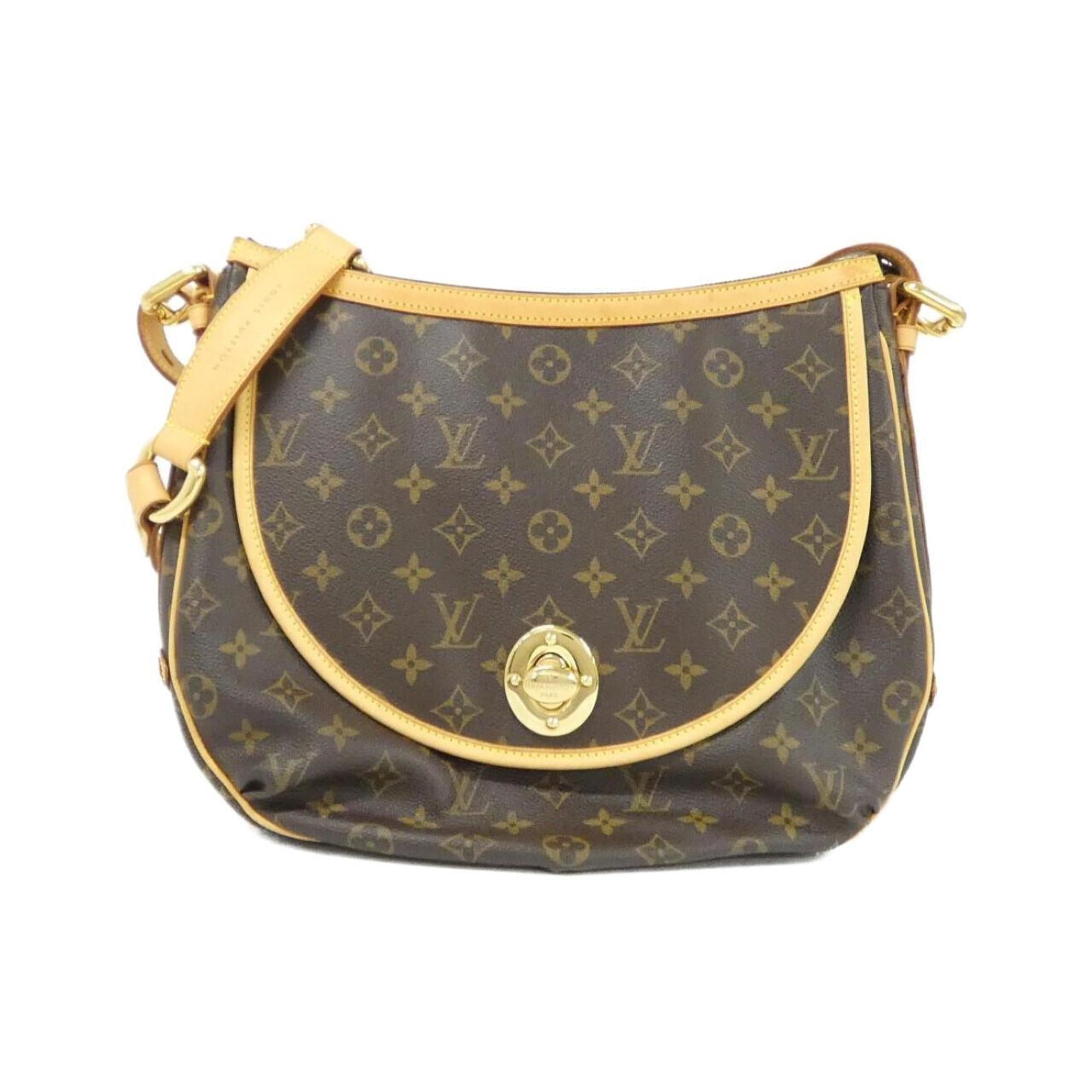 Louis Vuitton Brown Coated Canvas Shoulder Bag (Pre-Owned)