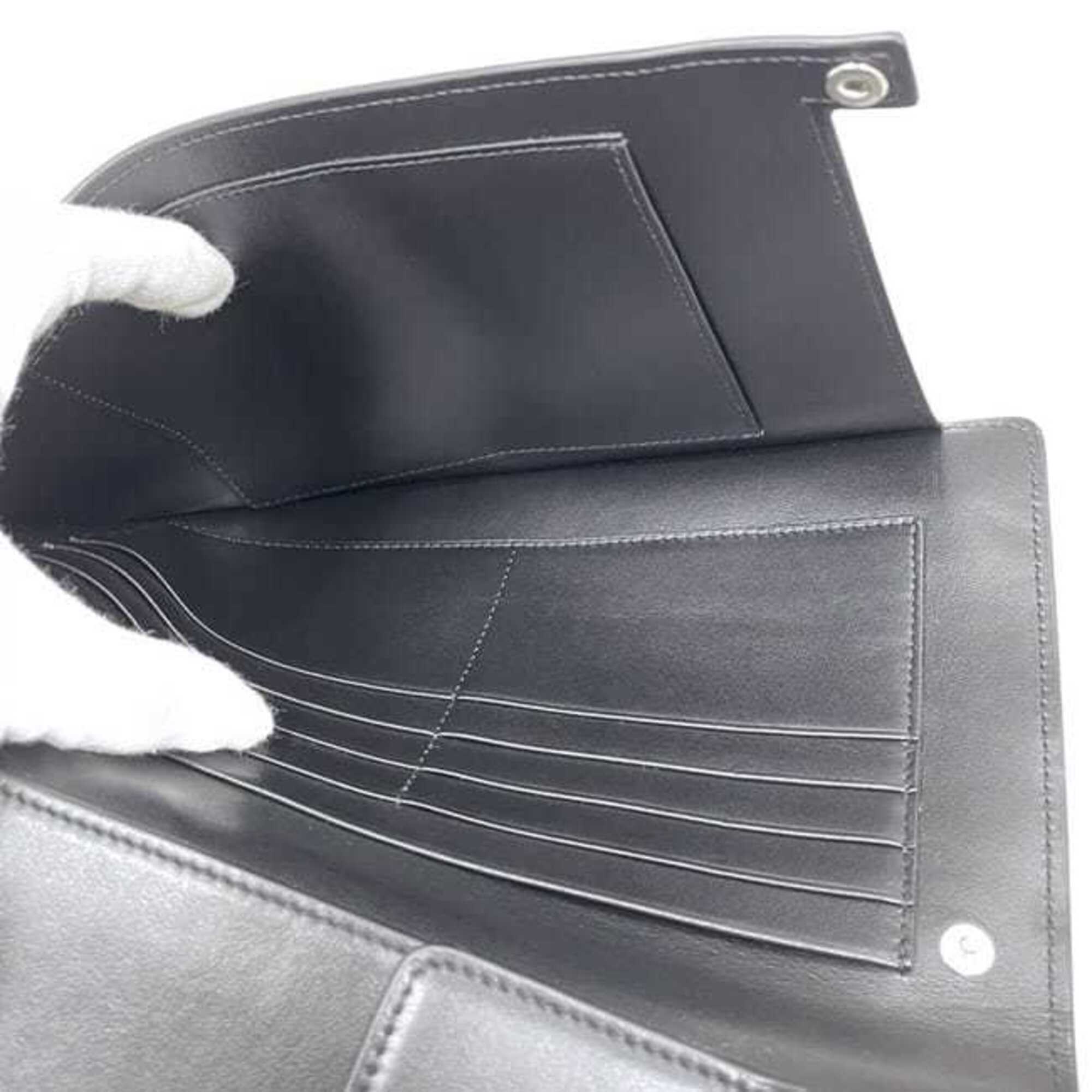 Versace Black Leather Clutch Bag (Pre-Owned)