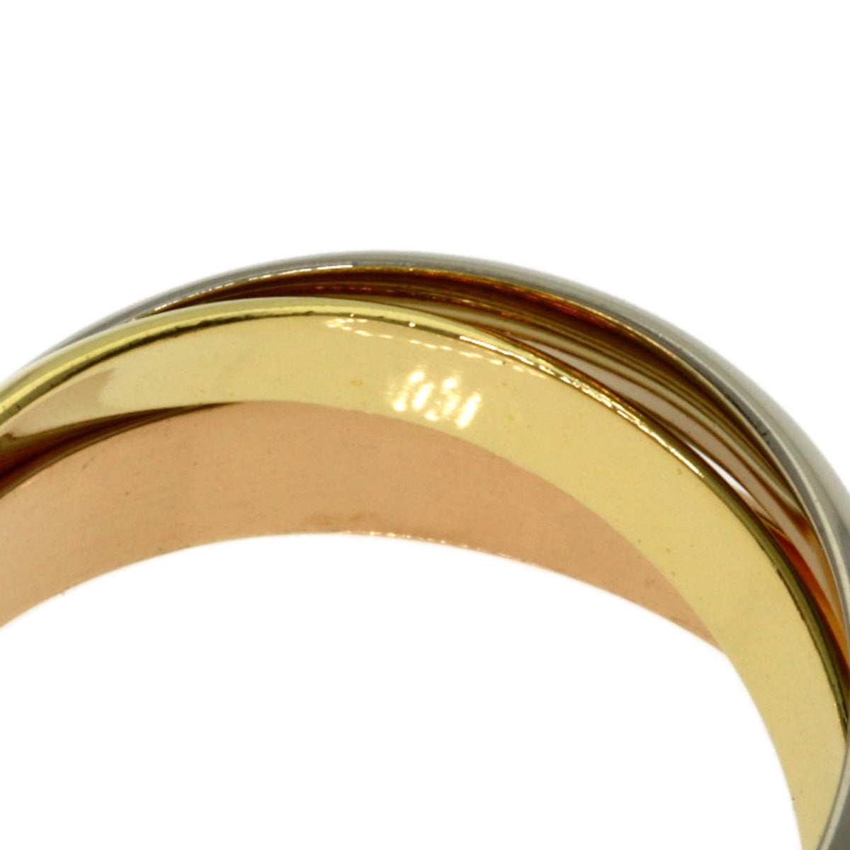 Cartier Trinity Yellow Gold (18K) Pink Gold (18K) White Gold (18K) Band Ring (Pre-Owned)