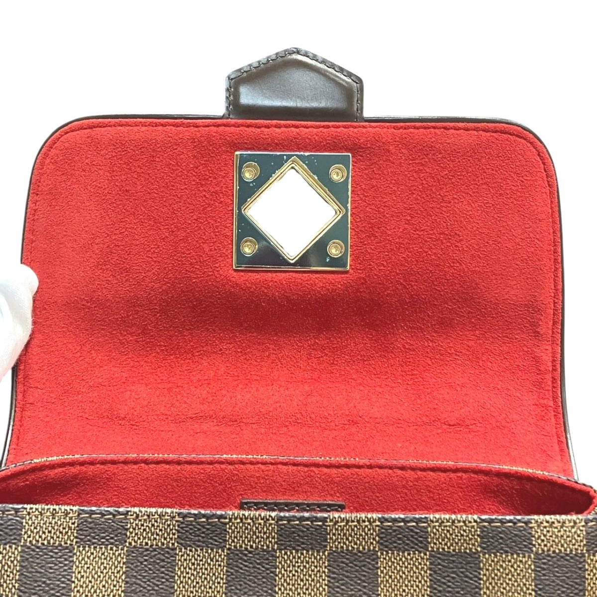 Louis Vuitton Brown Damier Canvas Galle Damier Canvas Handbag (Pre-Owned)