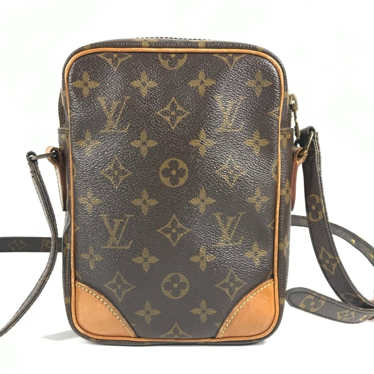 Louis Vuitton Brown Monogram Canvas Pochette Shoulder Bag (Pre-Owned)