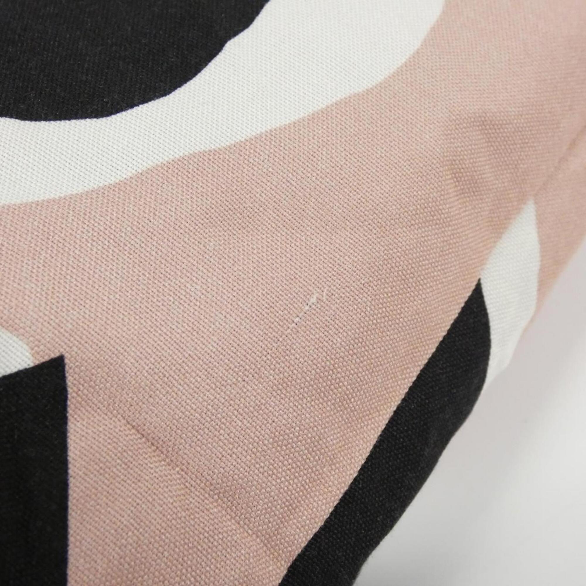 Chanel Black Pink Canvas Handbag (Pre-Owned)