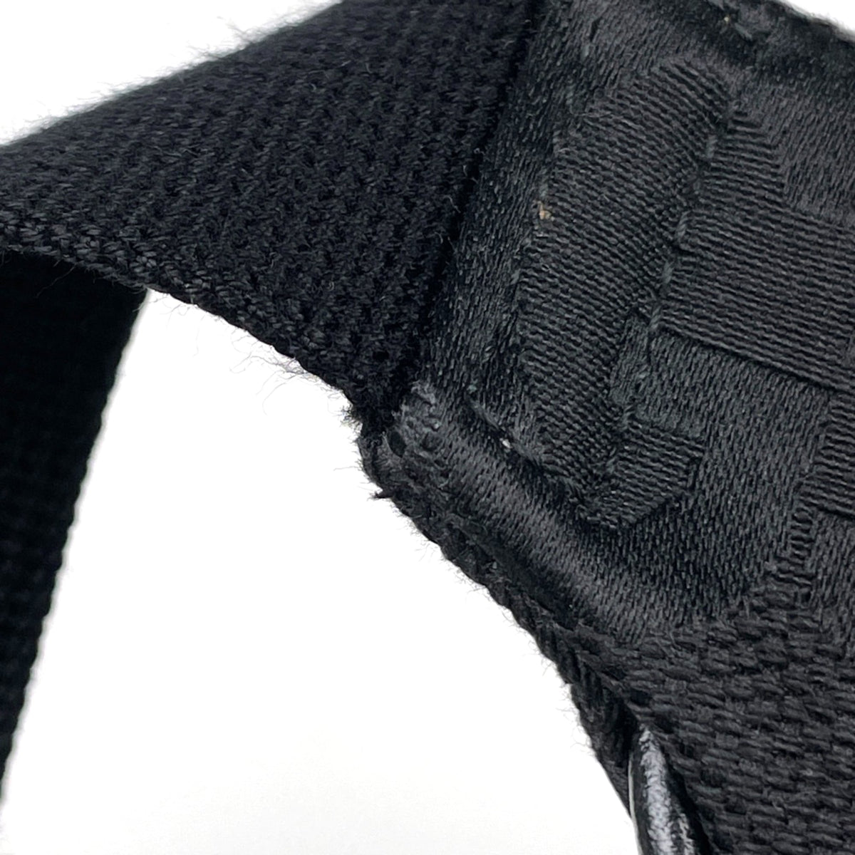 Gucci Black Gg Canvas Leather Fanny Pack (Pre-Owned)