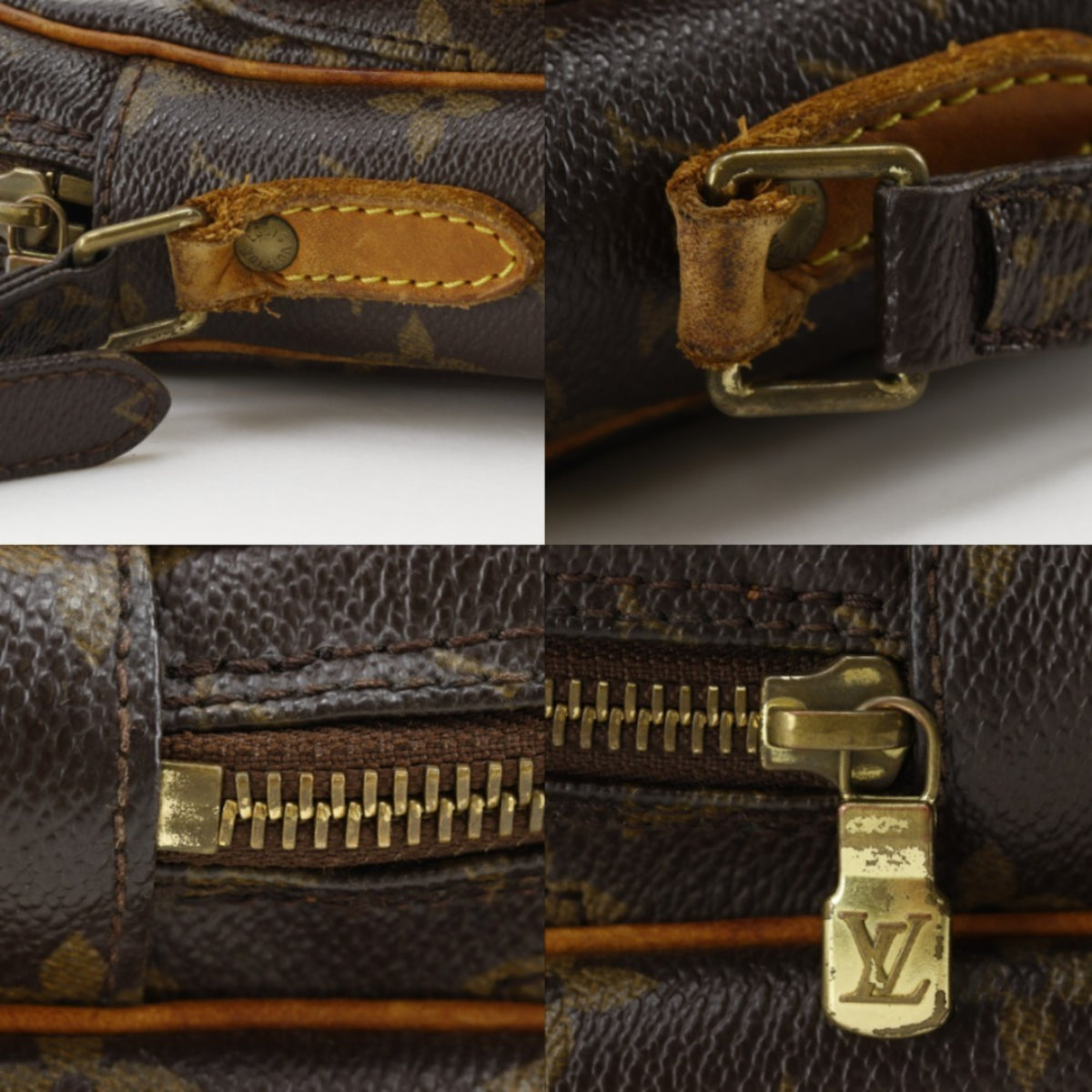 Louis Vuitton Brown Damier Canvas Shoulder Bag (Pre-Owned)