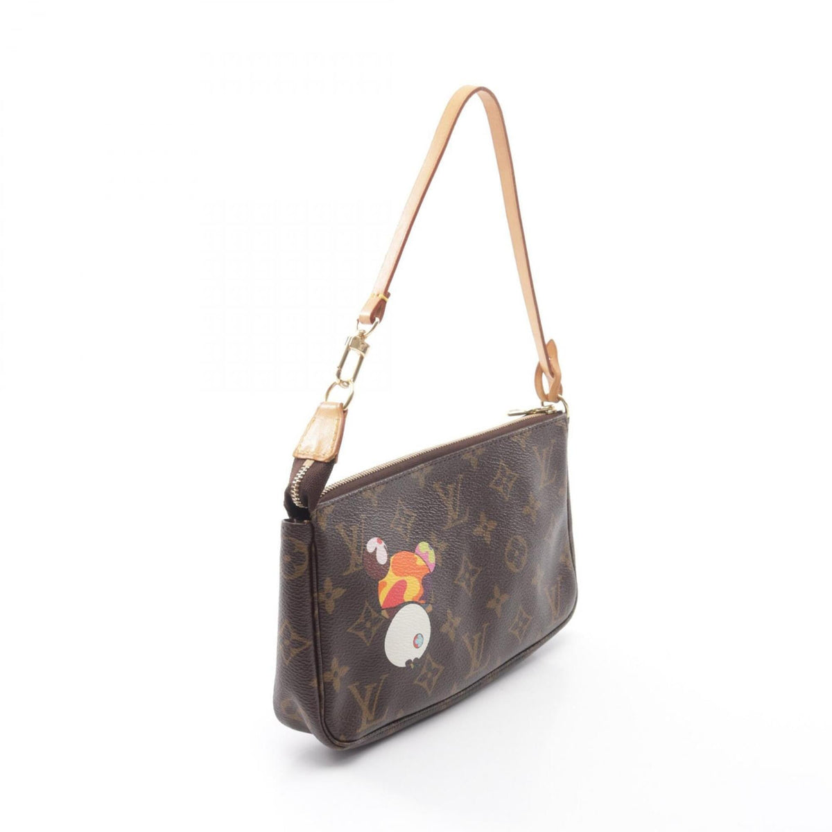 Louis Vuitton Brown Monogram Panda Coated Canvas Pvc Monogram Leather Handbag (Pre-Owned)