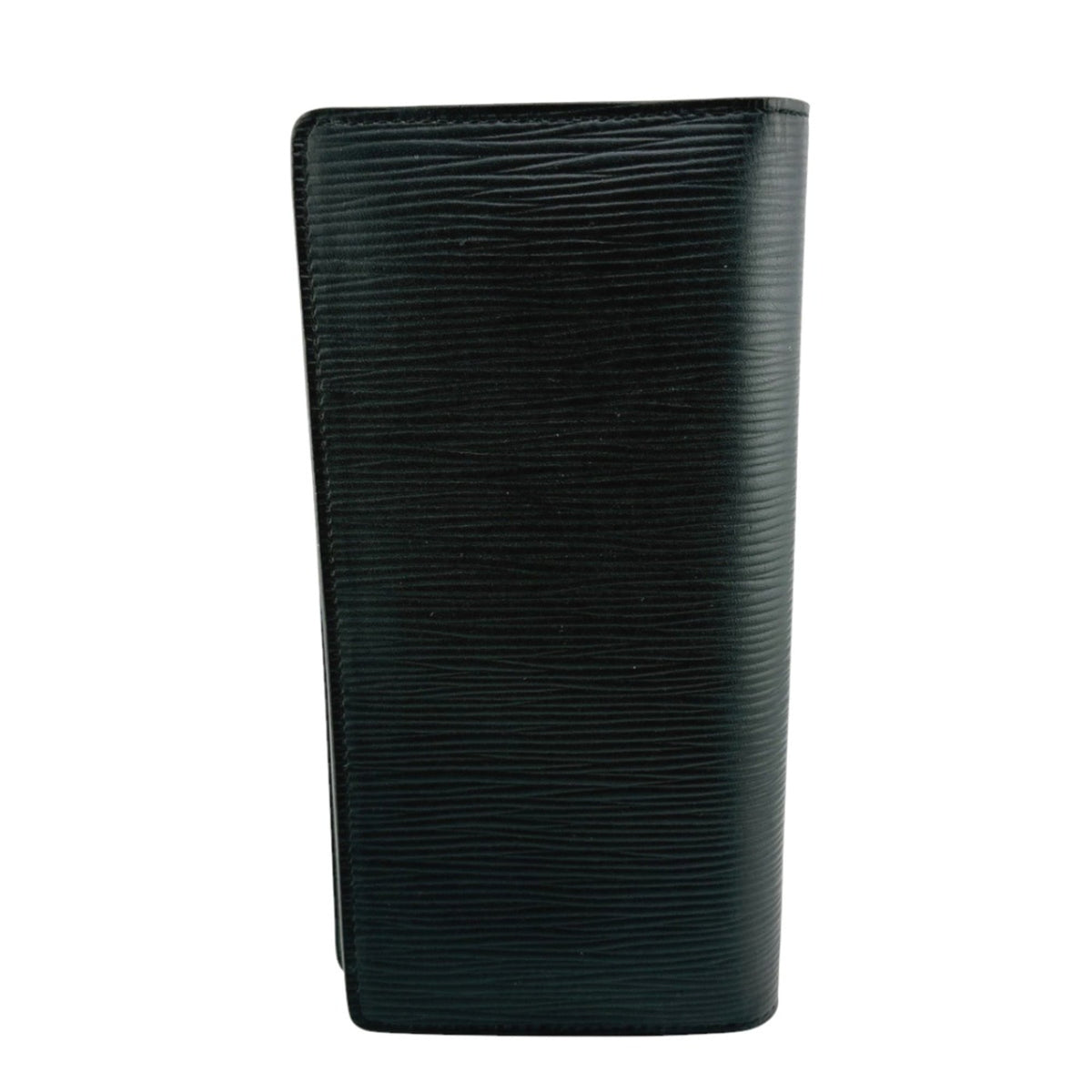 Louis Vuitton Black Noir Epi Leather Long Wallet (Bi-Fold) (Pre-Owned)