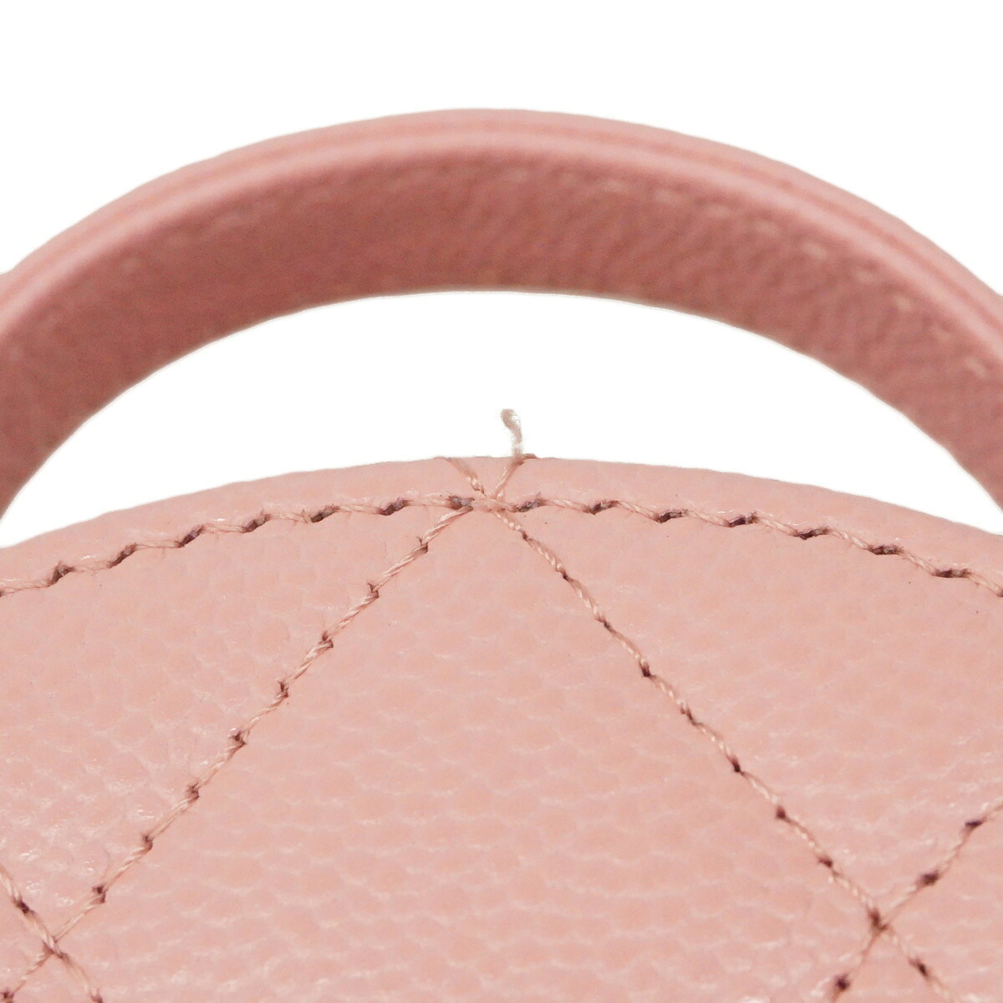 Chanel Pink Grained Calfskin Handbag (Pre-Owned)