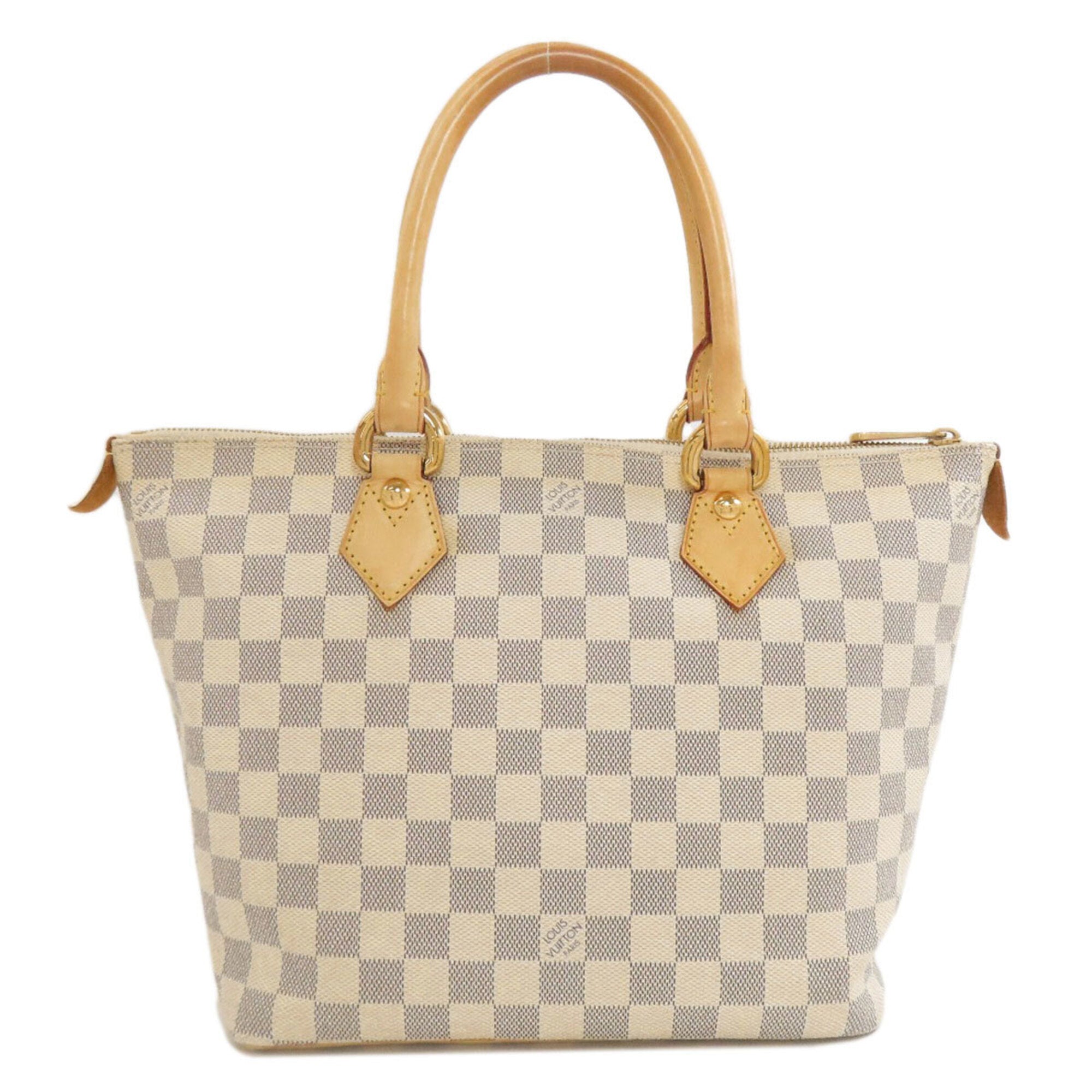 Louis Vuitton Azur Damier Azur White Damier Canvas Tote Bag (Pre-Owned)